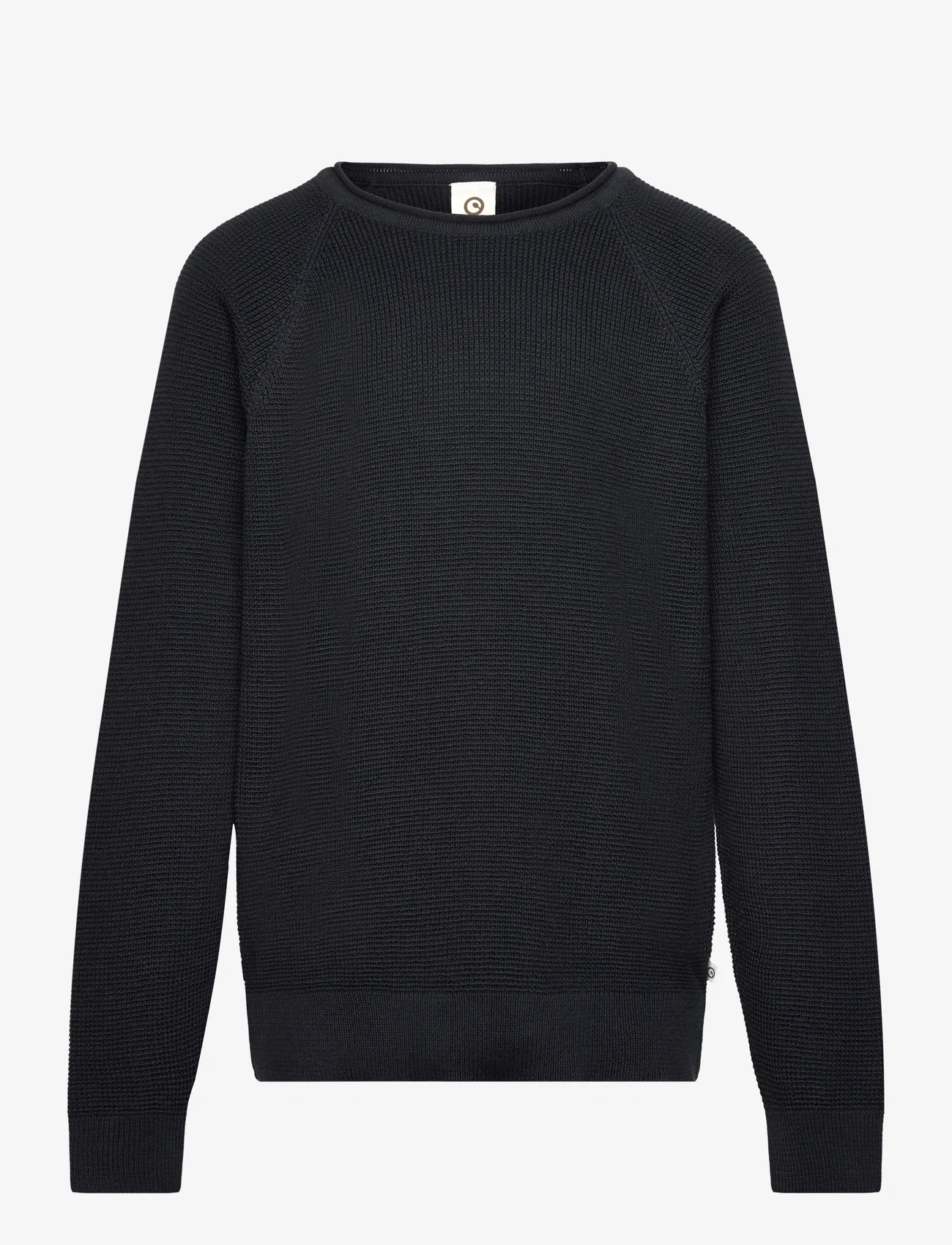 Müsli by Green Cotton - Knit raglan sweater - tröjor - night blue - 0