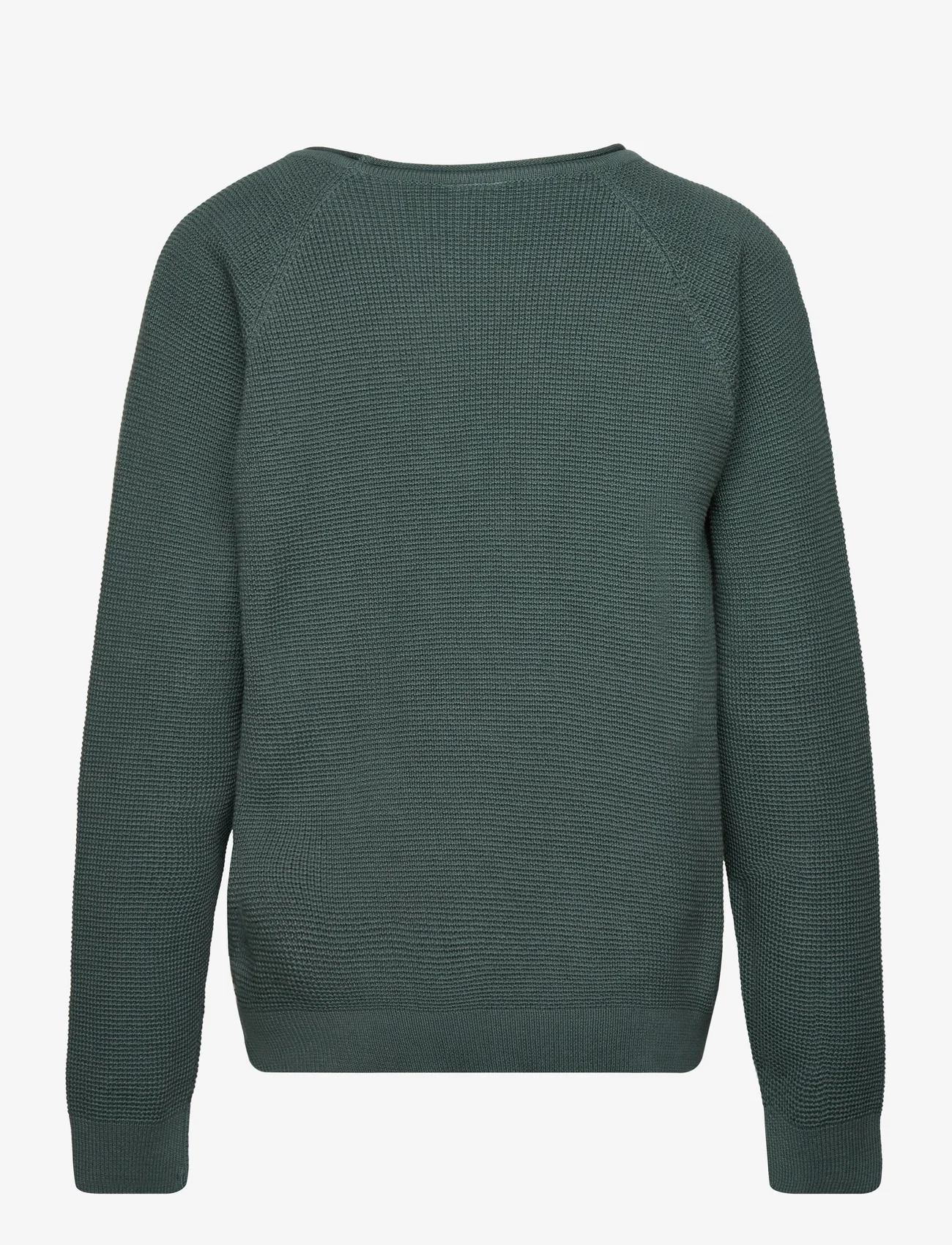 Müsli by Green Cotton - Knit raglan sweater - gensere - pine - 1