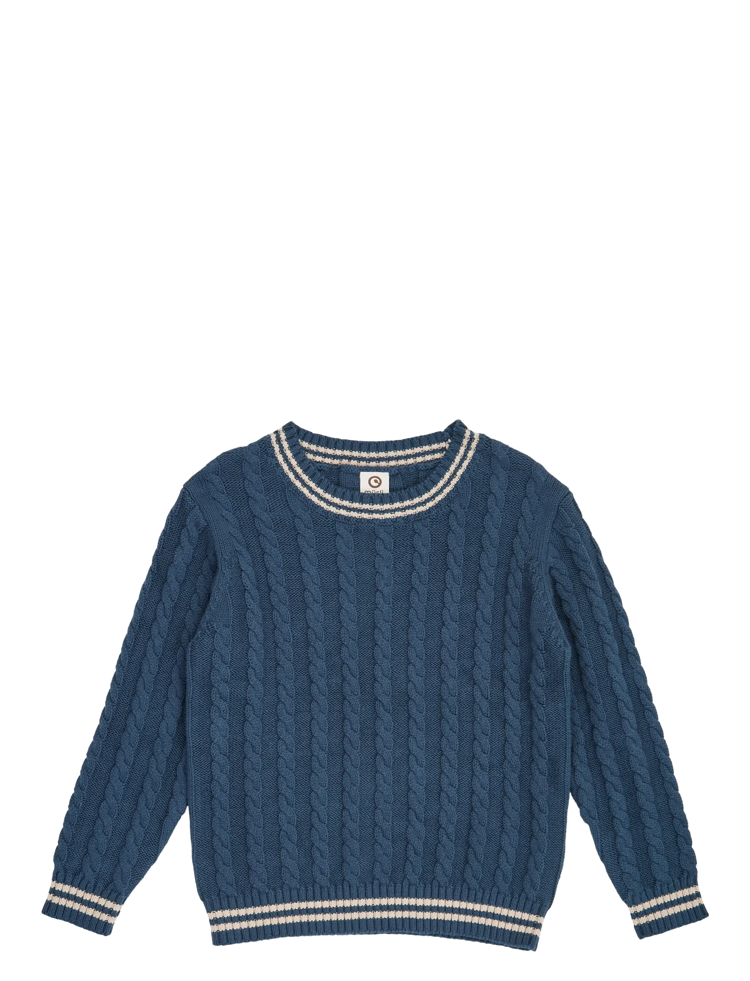 Müsli Knit cable sweater - Pullover - NAVY / navy