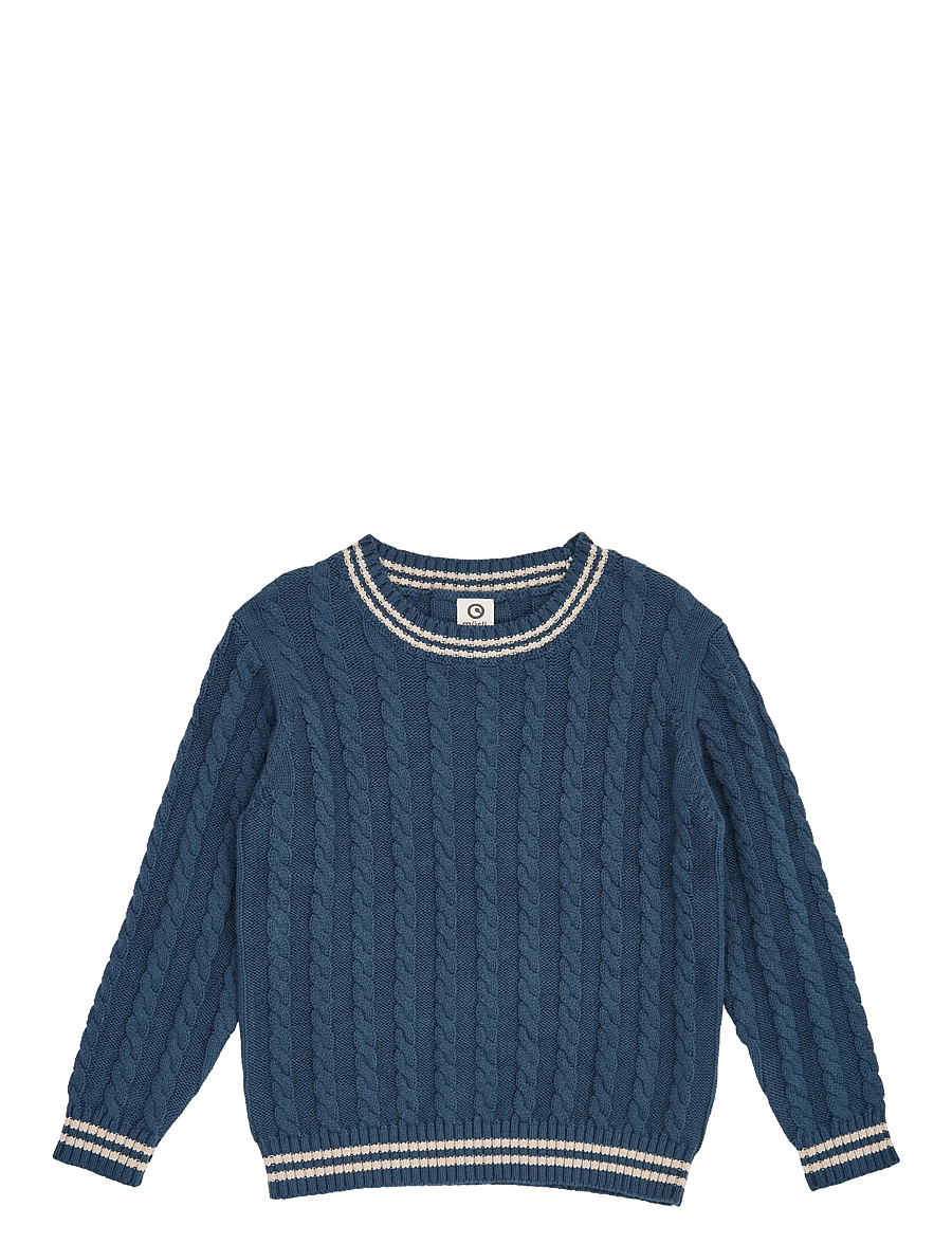 Müsli - Knit cable sweater - navy - 1