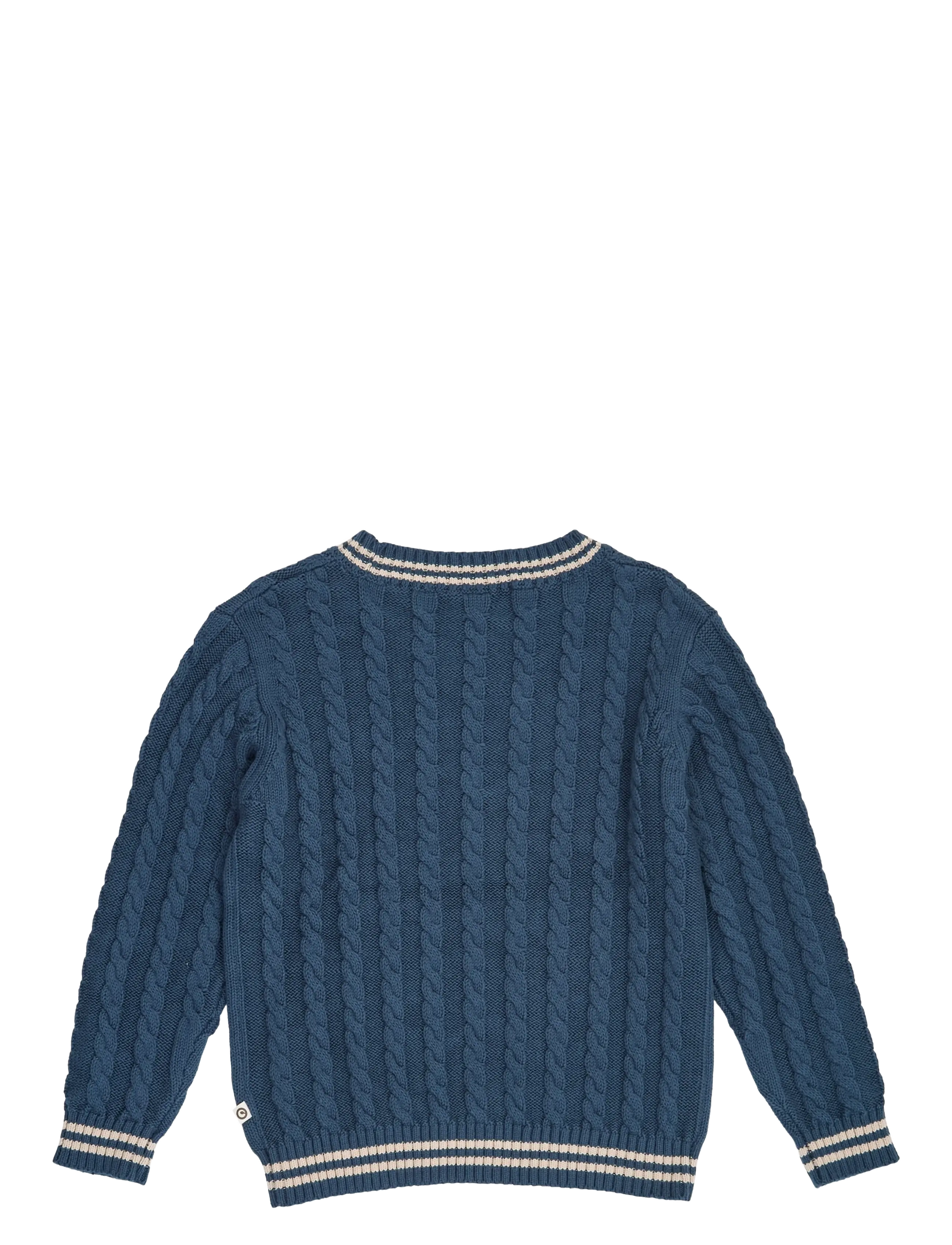 Müsli - Knit cable sweater - navy - 2