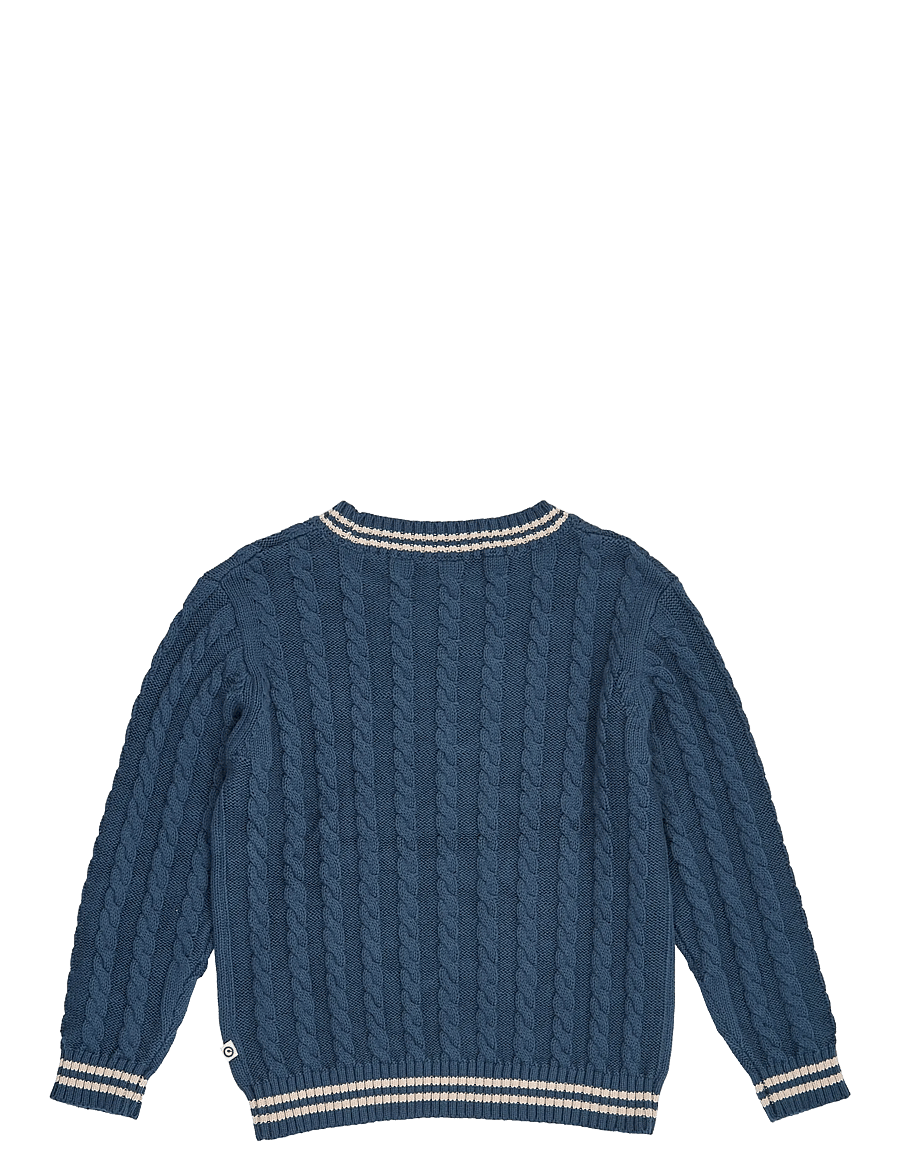 Müsli - Knit cable sweater - navy - 2