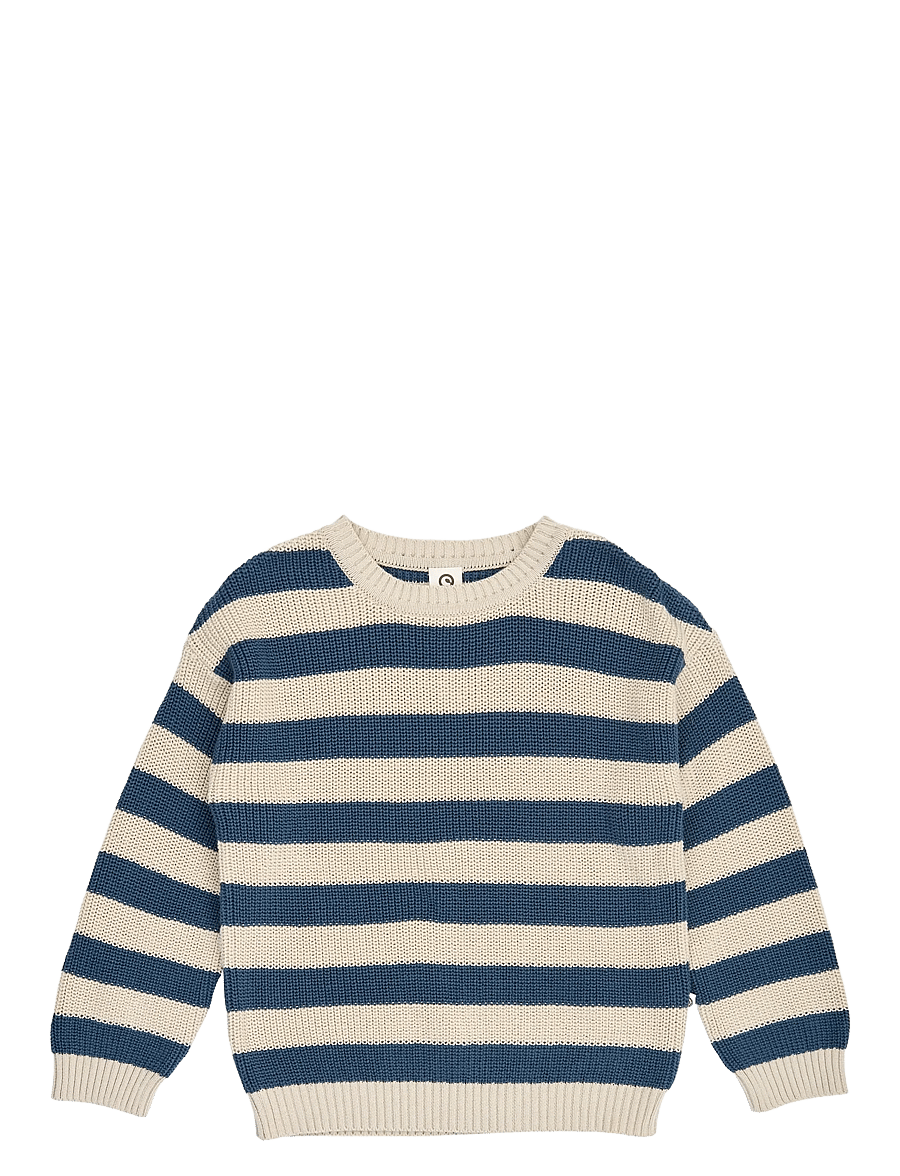 Müsli - Knit stripe sweater - navy - 1