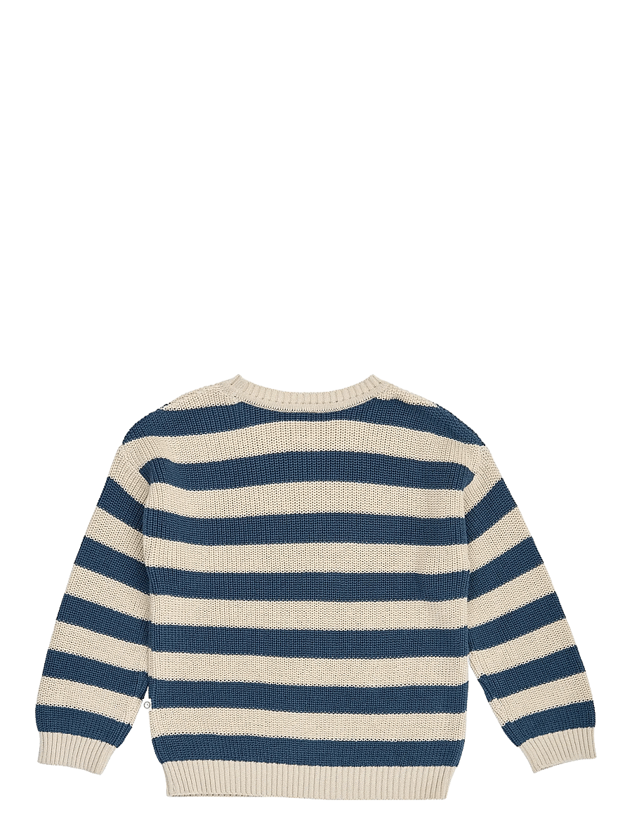 Müsli - Knit stripe sweater - navy - 2