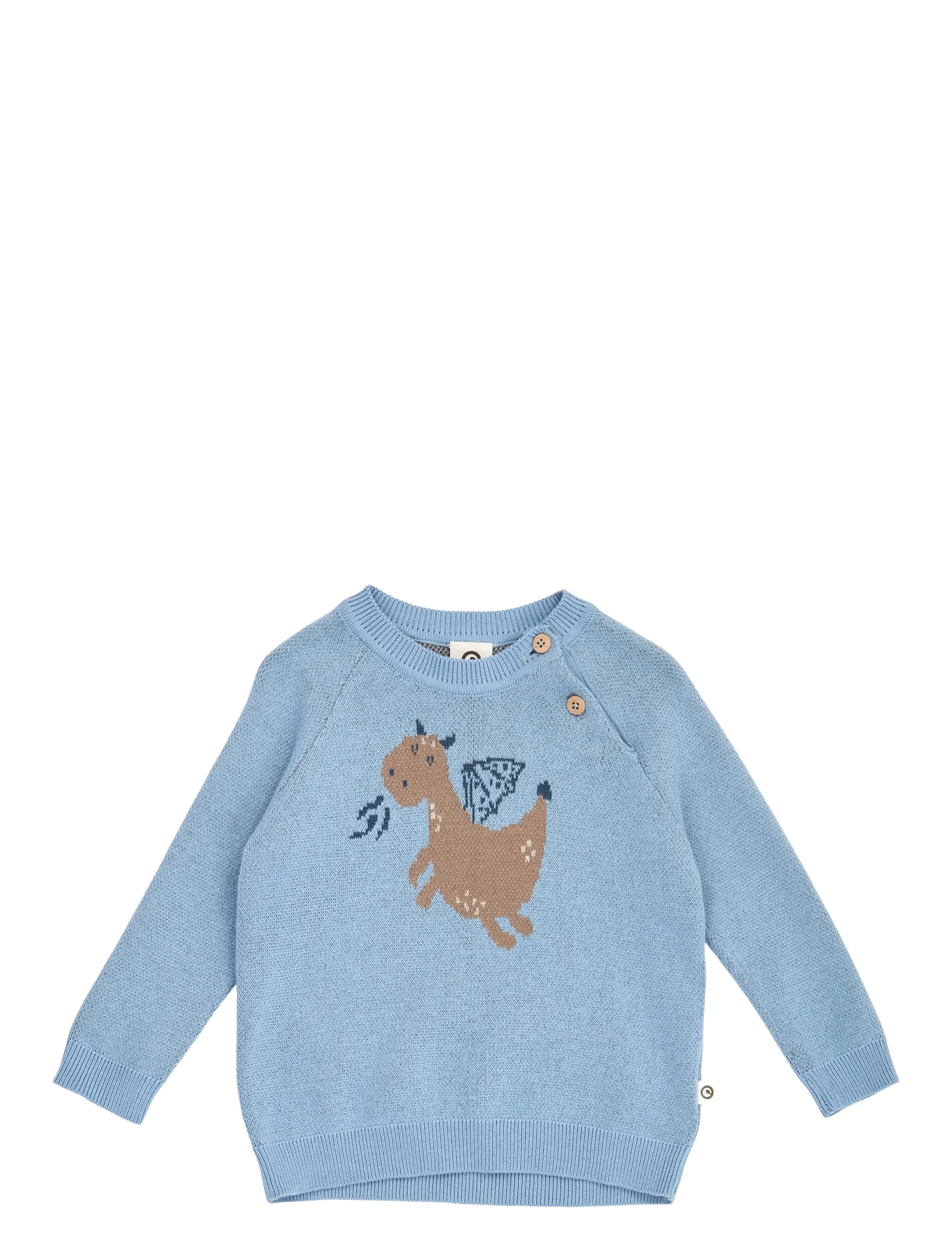 Müsli Storybook knit jacquard sweater baby - Pullover - SOFT BLUE / blue