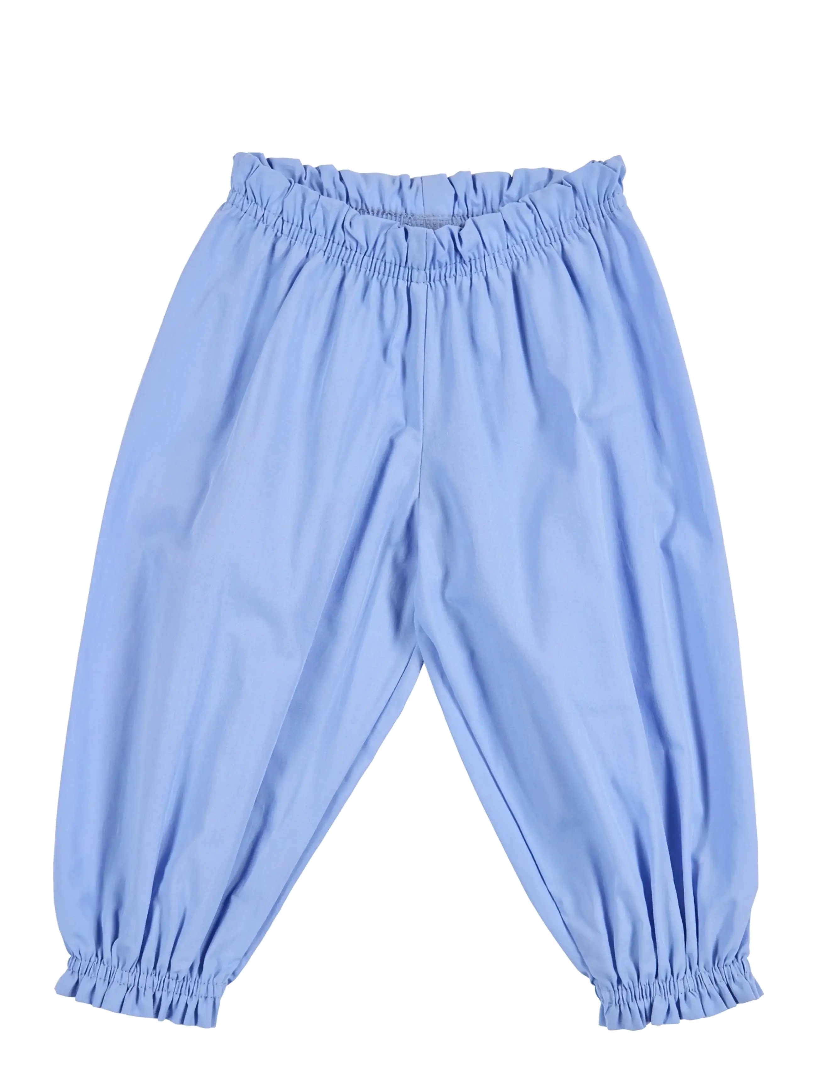 Müsli by Green Cotton Poplin volume pants baby - Riided - SHELL BLUE / blue