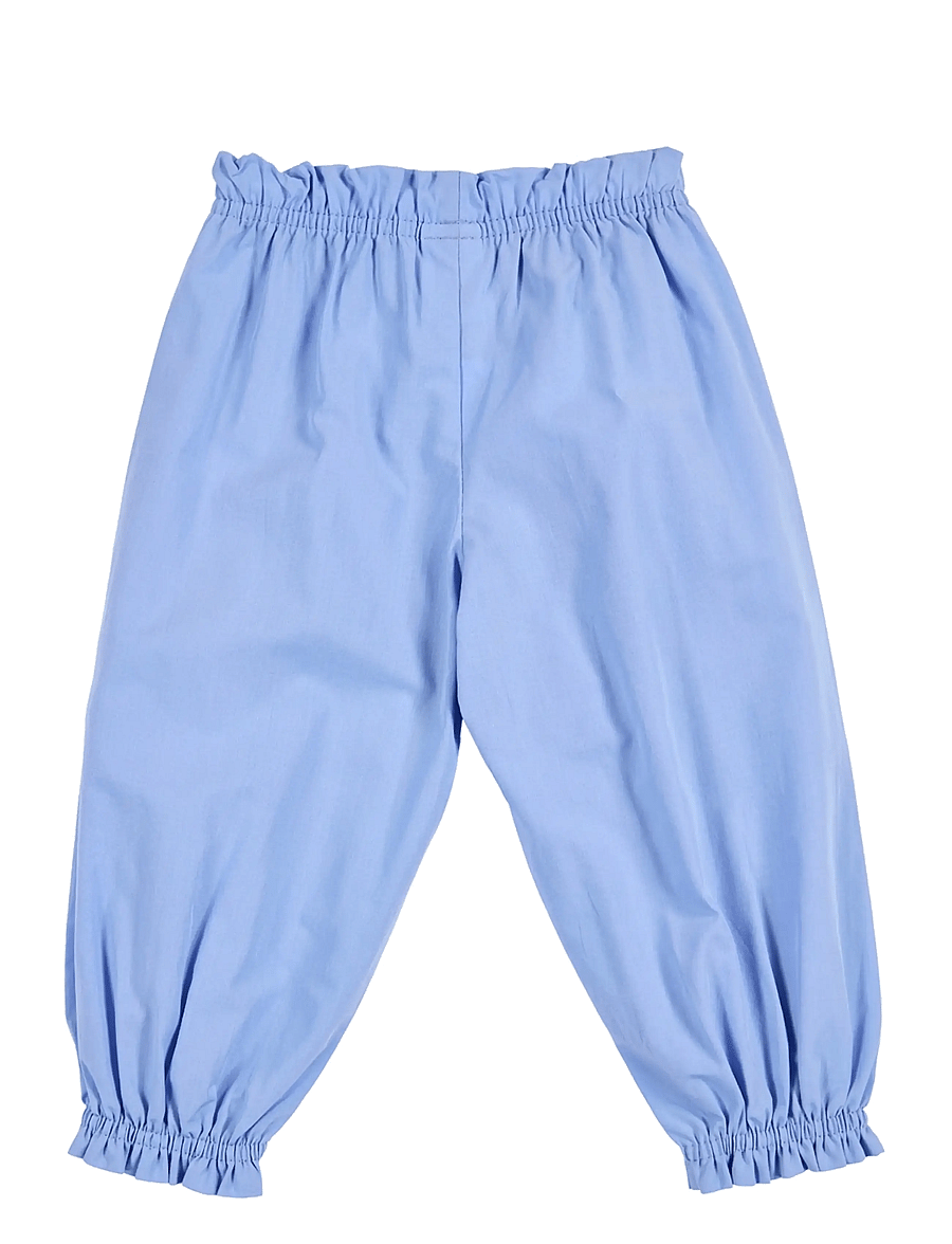 Müsli by Green Cotton - Poplin volume pants baby - babybukser - shell blue - 1