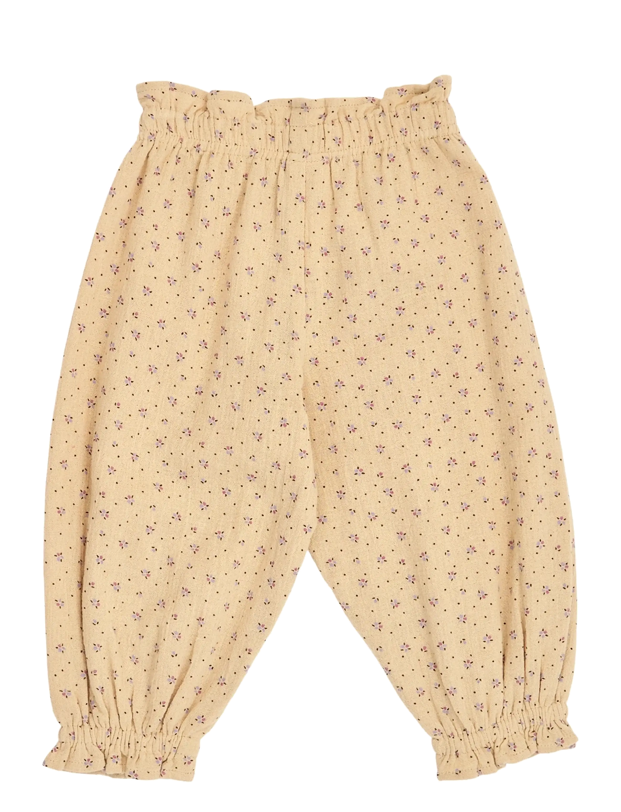 Müsli by Green Cotton - Tulip volume pocket pants baby - babybukser - safari/ bloom/ dream - 1