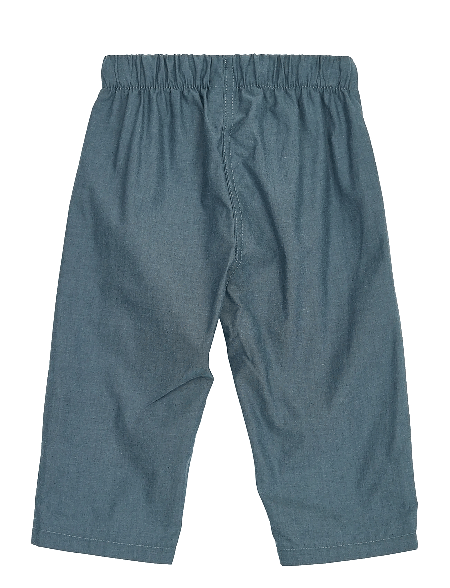 Müsli by Green Cotton - Chambray pants baby - babybukser - chambray - 1