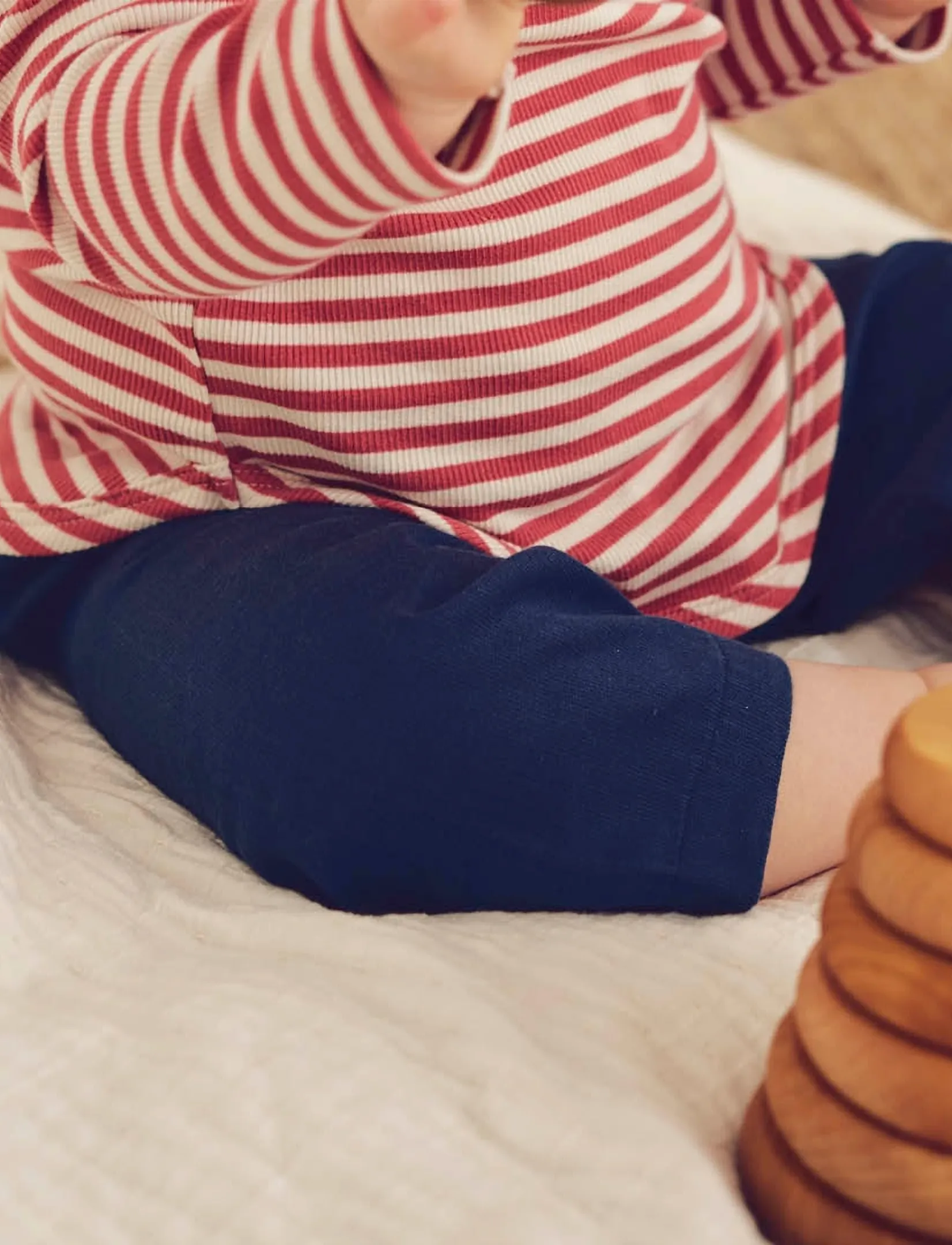 Müsli by Green Cotton Twill pants baby - Underdele - NAVY / blue