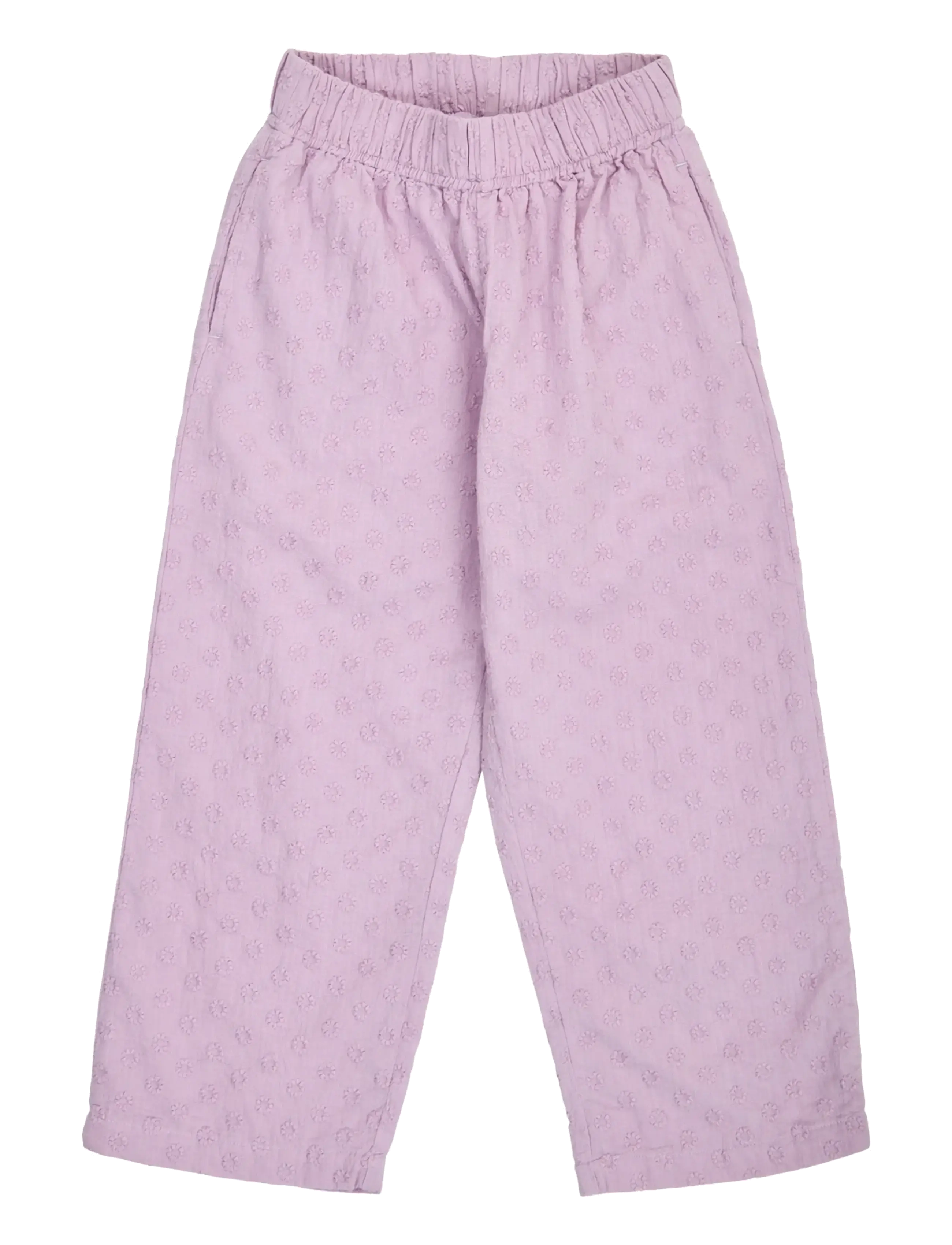 Müsli by Green Cotton Daisy ruffle pants - Lapsed 98–134 - DREAM / purple