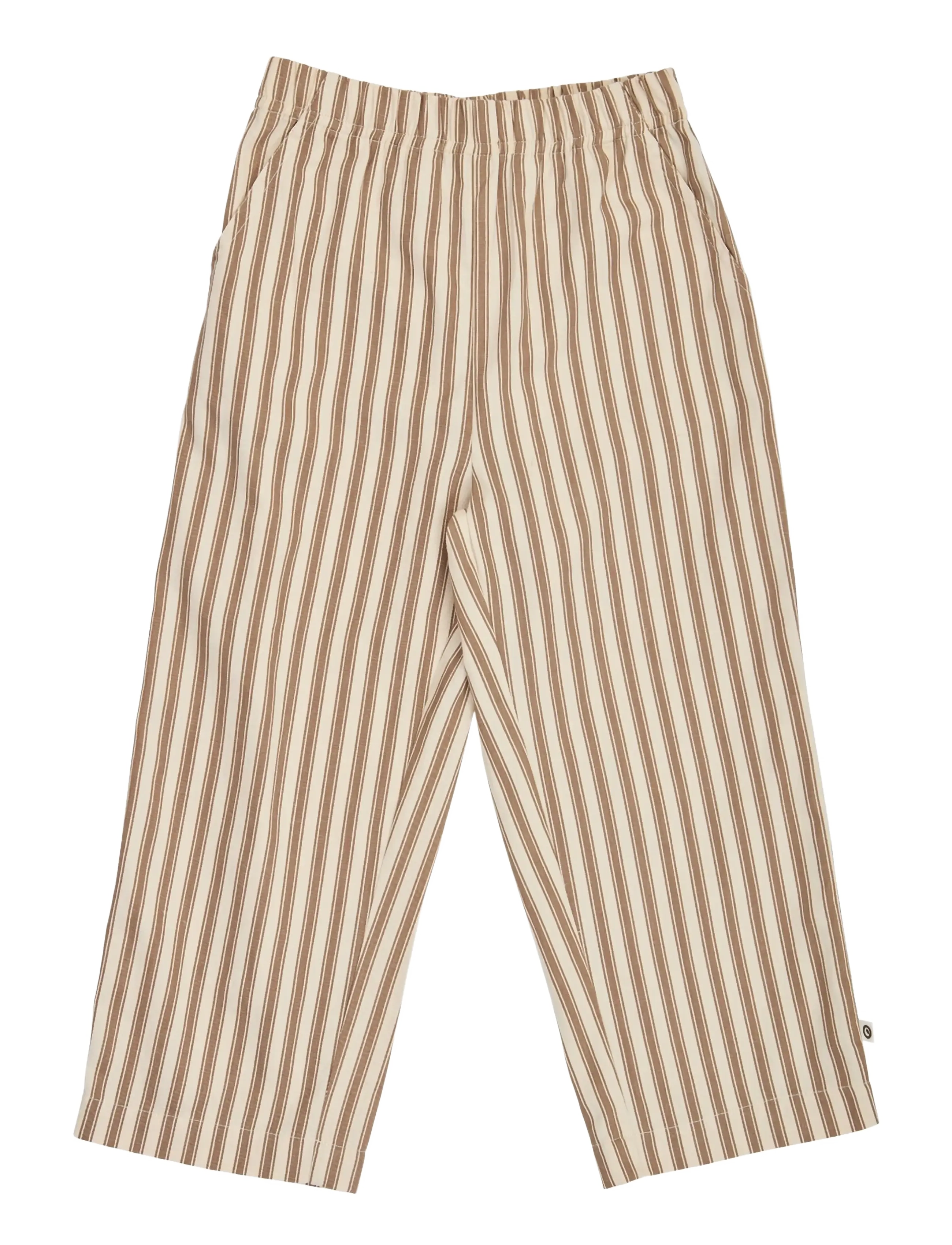 Müsli Woven stripe pants - Shop efter størrelse - OAK/ WALNUT / beige