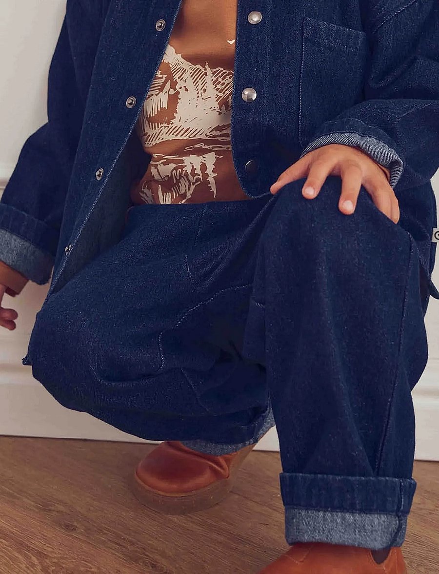 Müsli - Denim pants - denim navy - 0