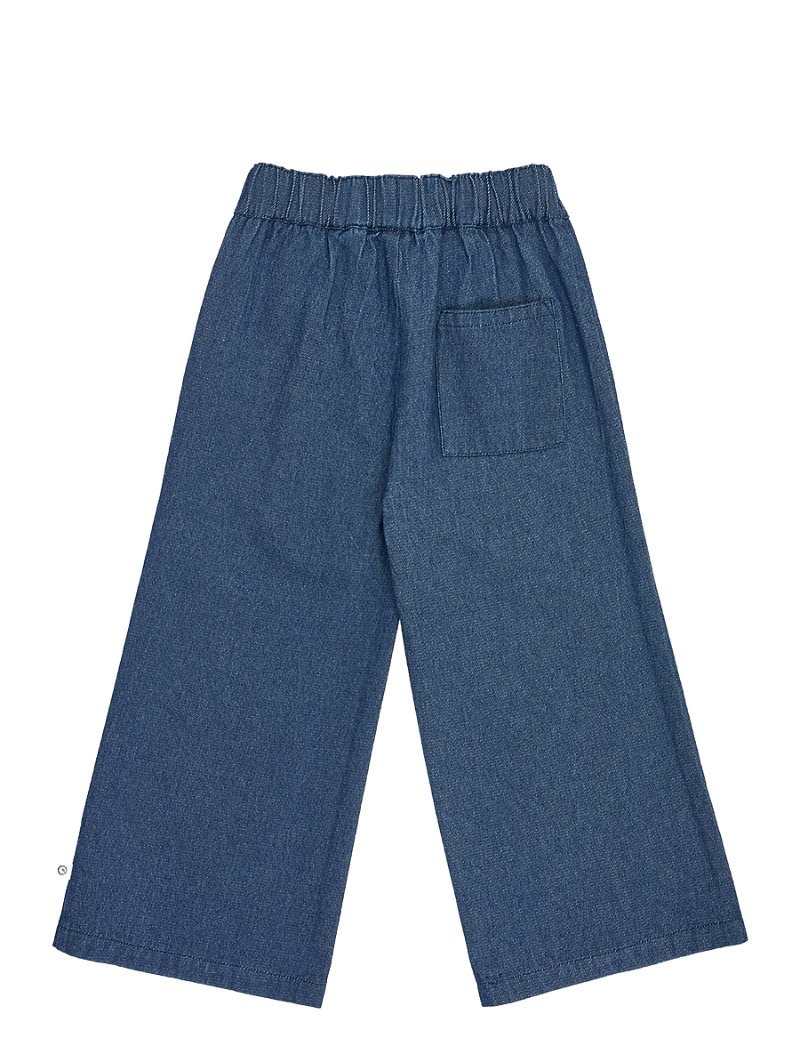 Müsli - Denim wide leg pants - denim navy - 1