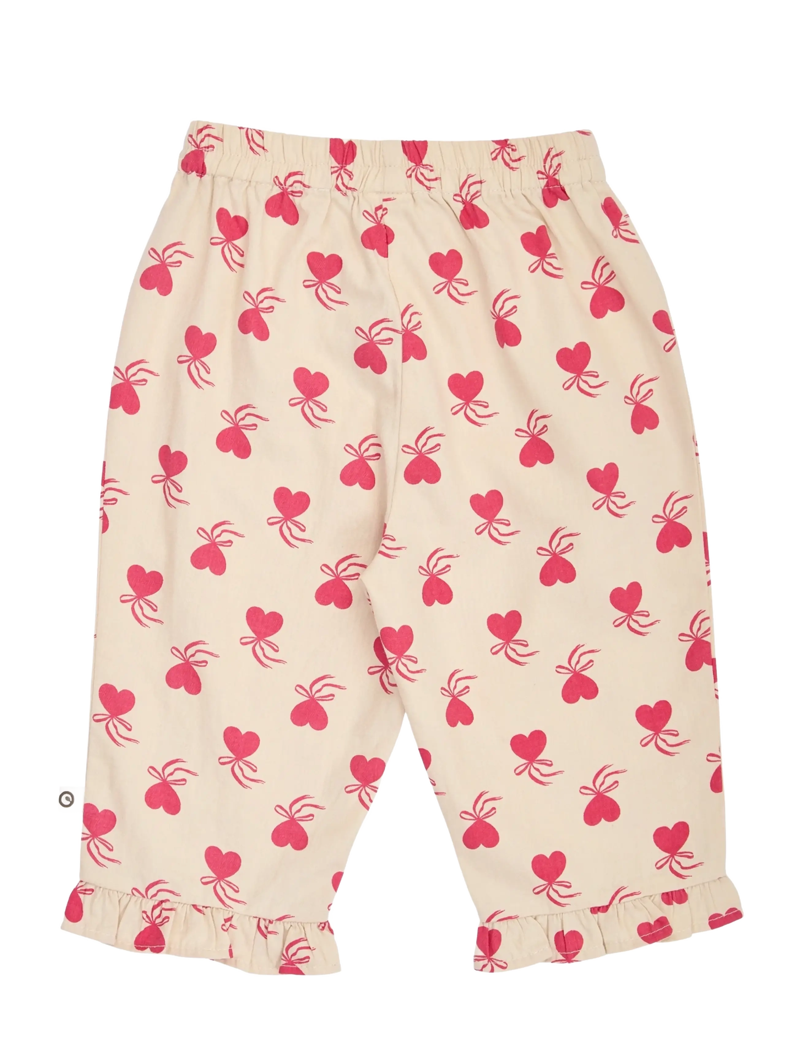 Müsli - Love letter frill pants baby - babybyxor - oak/ rouge red - 2