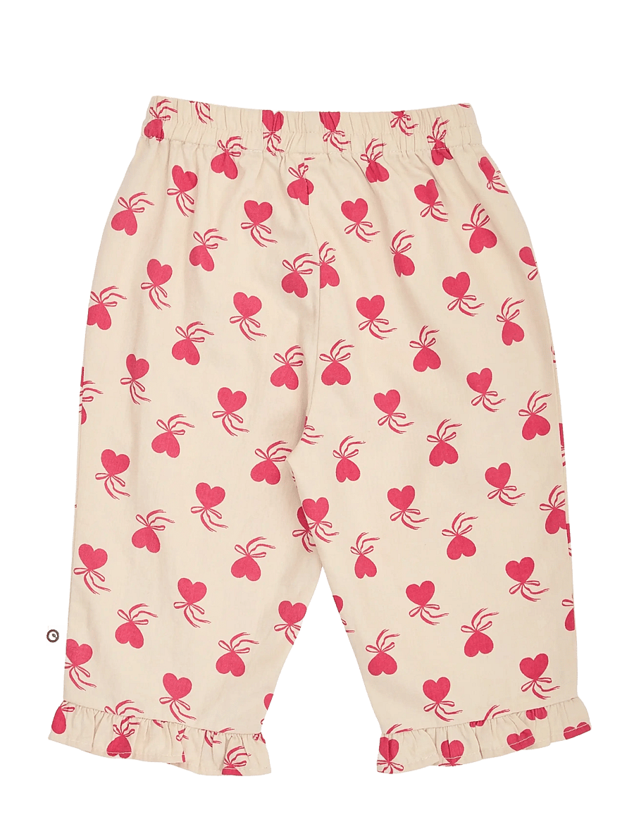 Müsli - Love letter frill pants baby - babybyxor - oak/ rouge red - 2