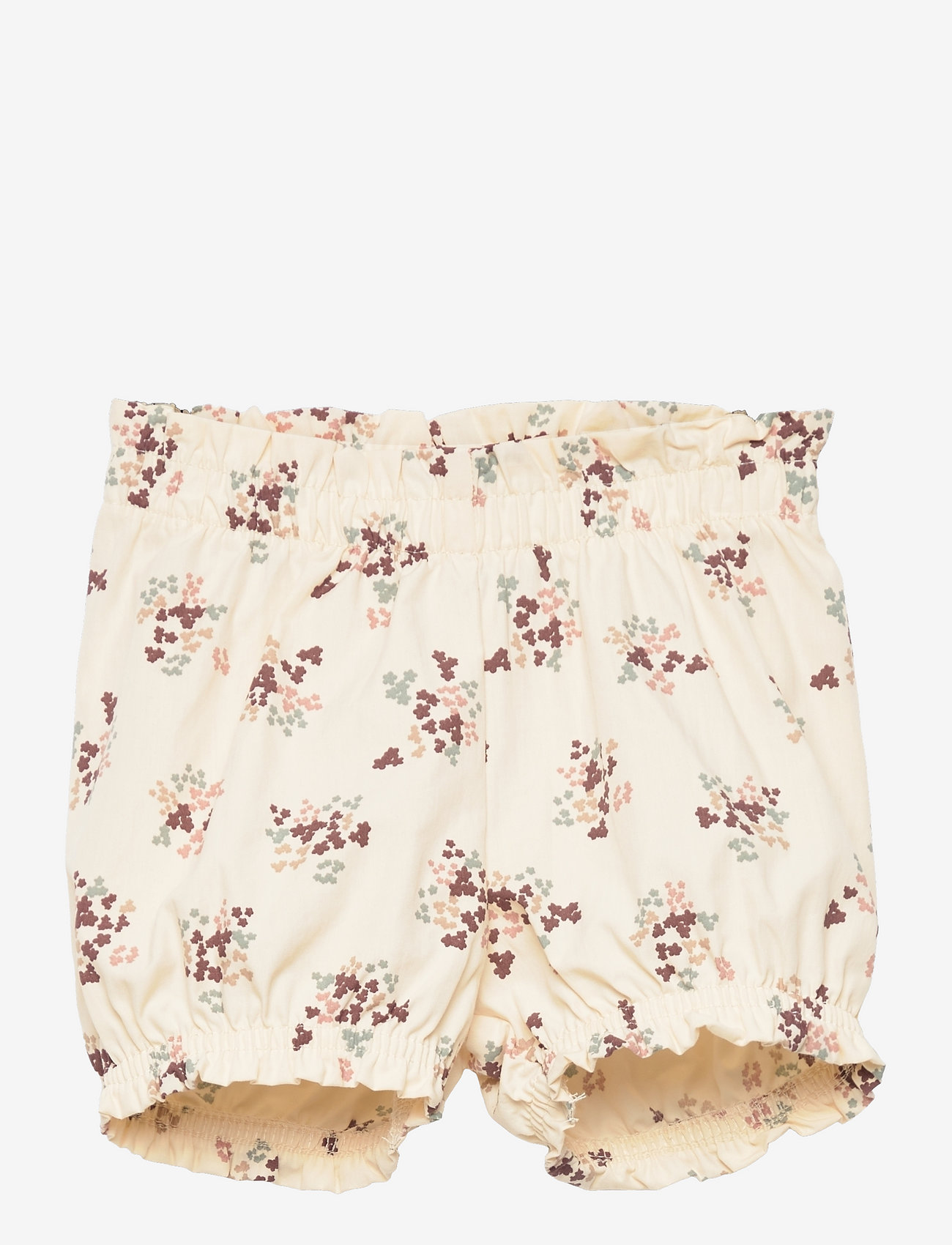 Müsli by Green Cotton - Flora poplin bloomers - buttercream - 0