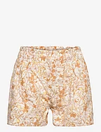 Fiona poplin waist shorts - BUTTERCREAM