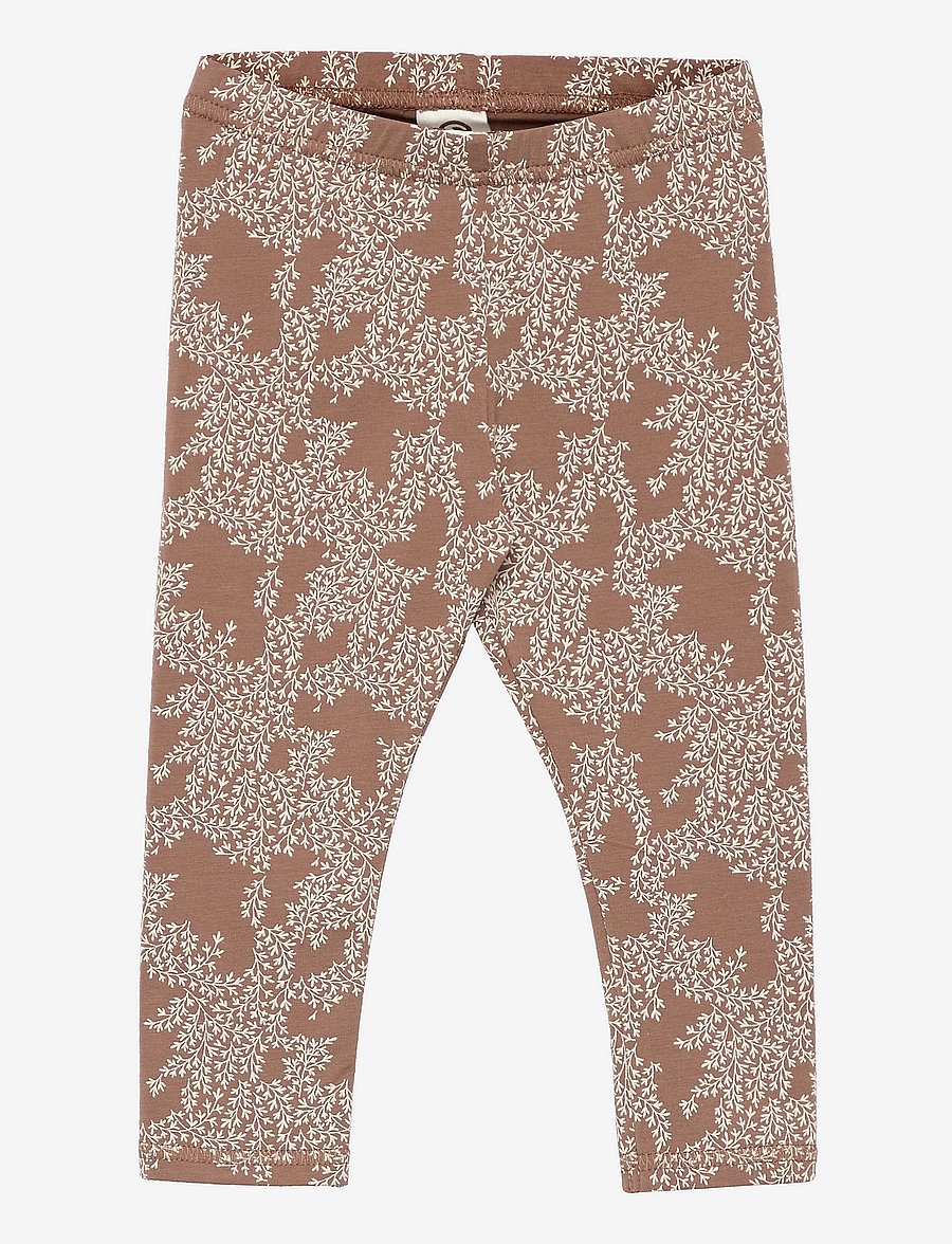 Müsli by Green Cotton - Reed leggings baby - brown sugar - 0