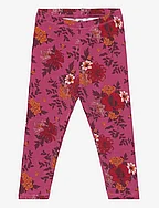 Bloomy leggings baby - BOYSENBERRY/FIG/BERRY RED