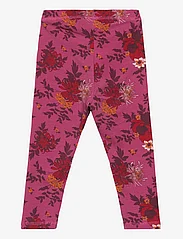 Müsli by Green Cotton - Bloomy leggings baby - mažiausios kainos - boysenberry/fig/berry red - 1