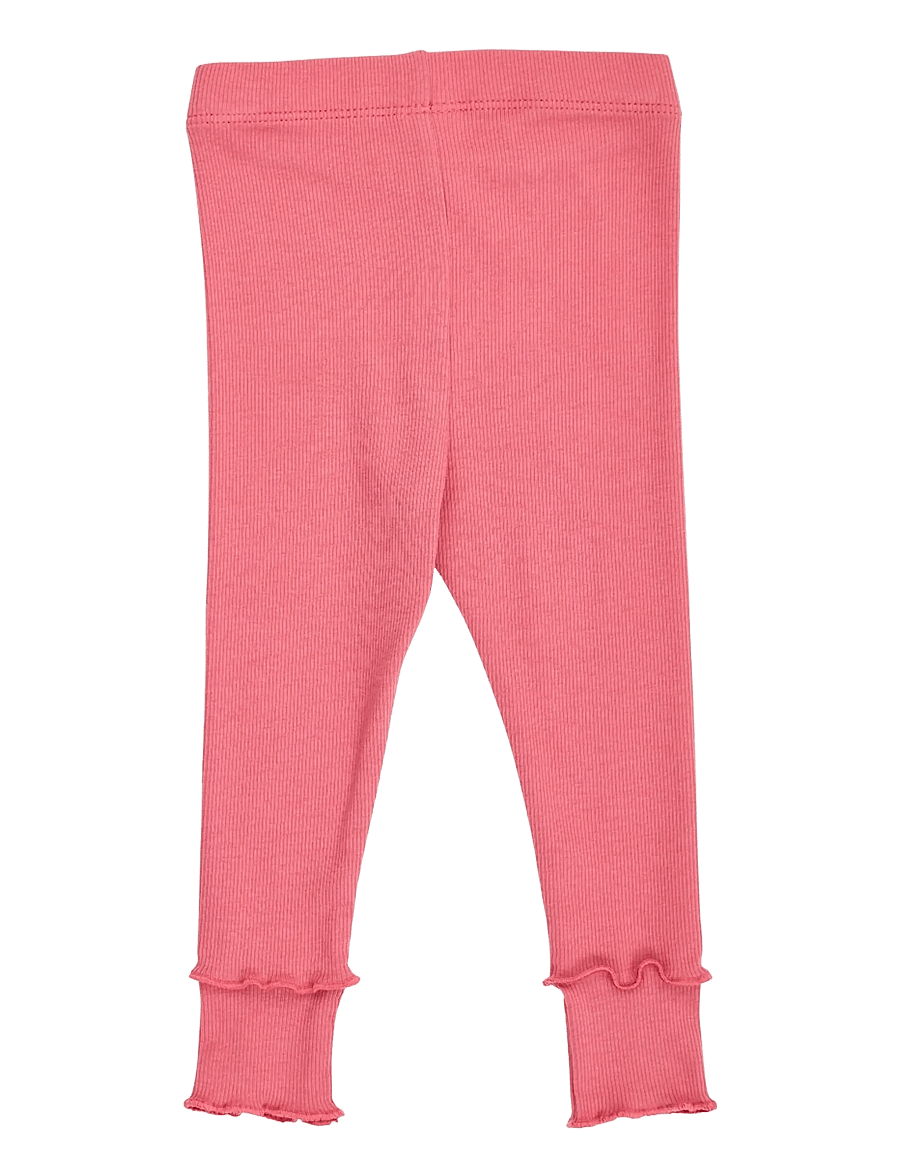 Müsli - Cozy me rib deco leggings baby - baroque rose - 1