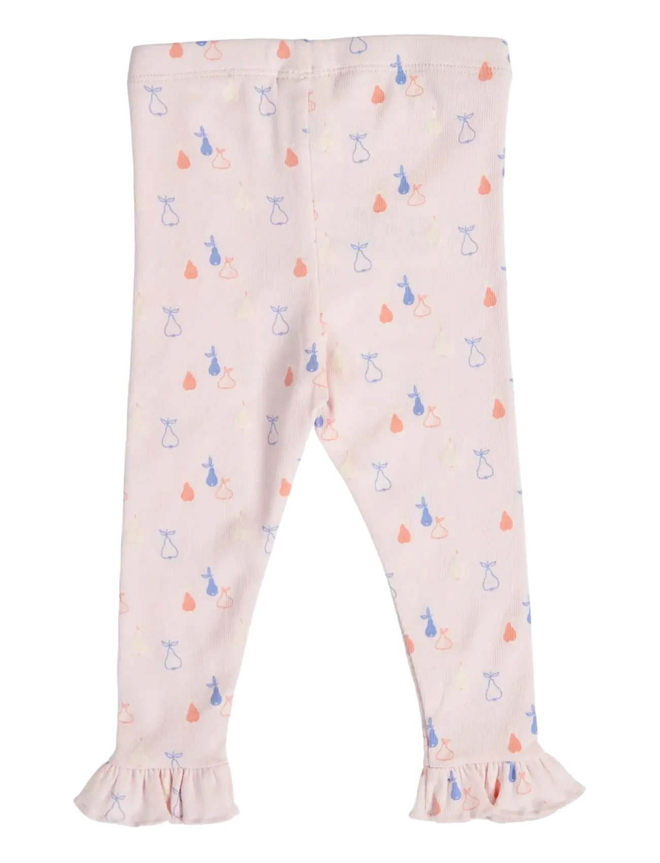 Müsli by Green Cotton - Picnic frill leggings baby - leggings - primrose/ shell blue/ tofu - 2