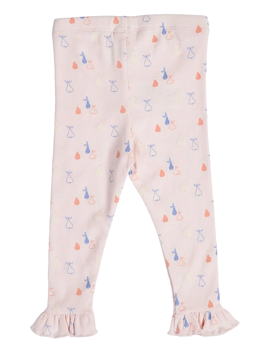 Müsli - Picnic frill leggings baby - retuusid - primrose/ shell blue/ tofu - 2