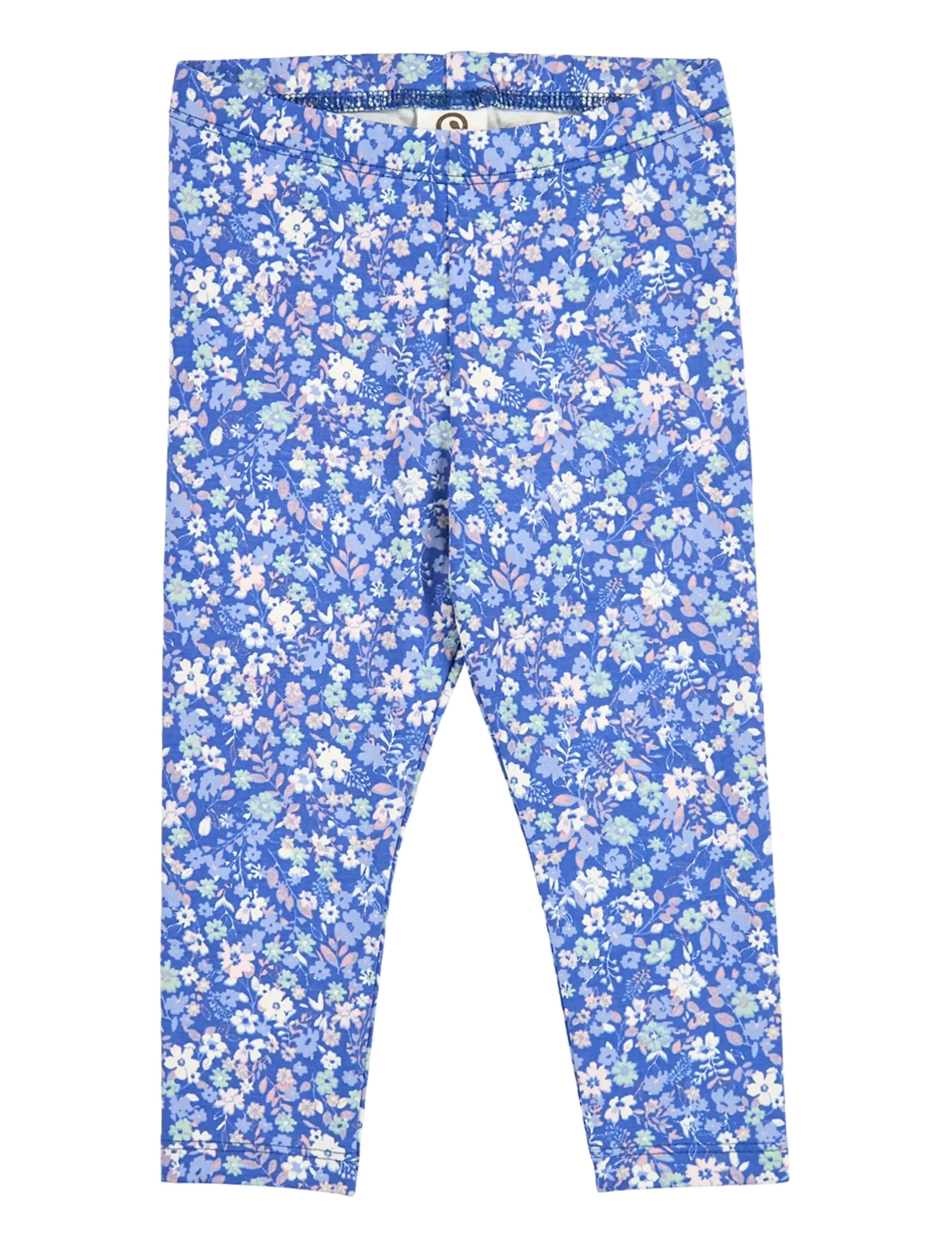 Müsli by Green Cotton Primrose leggings baby - Riided - AZURE BLUE/ NECTAR/ TOFU / blue