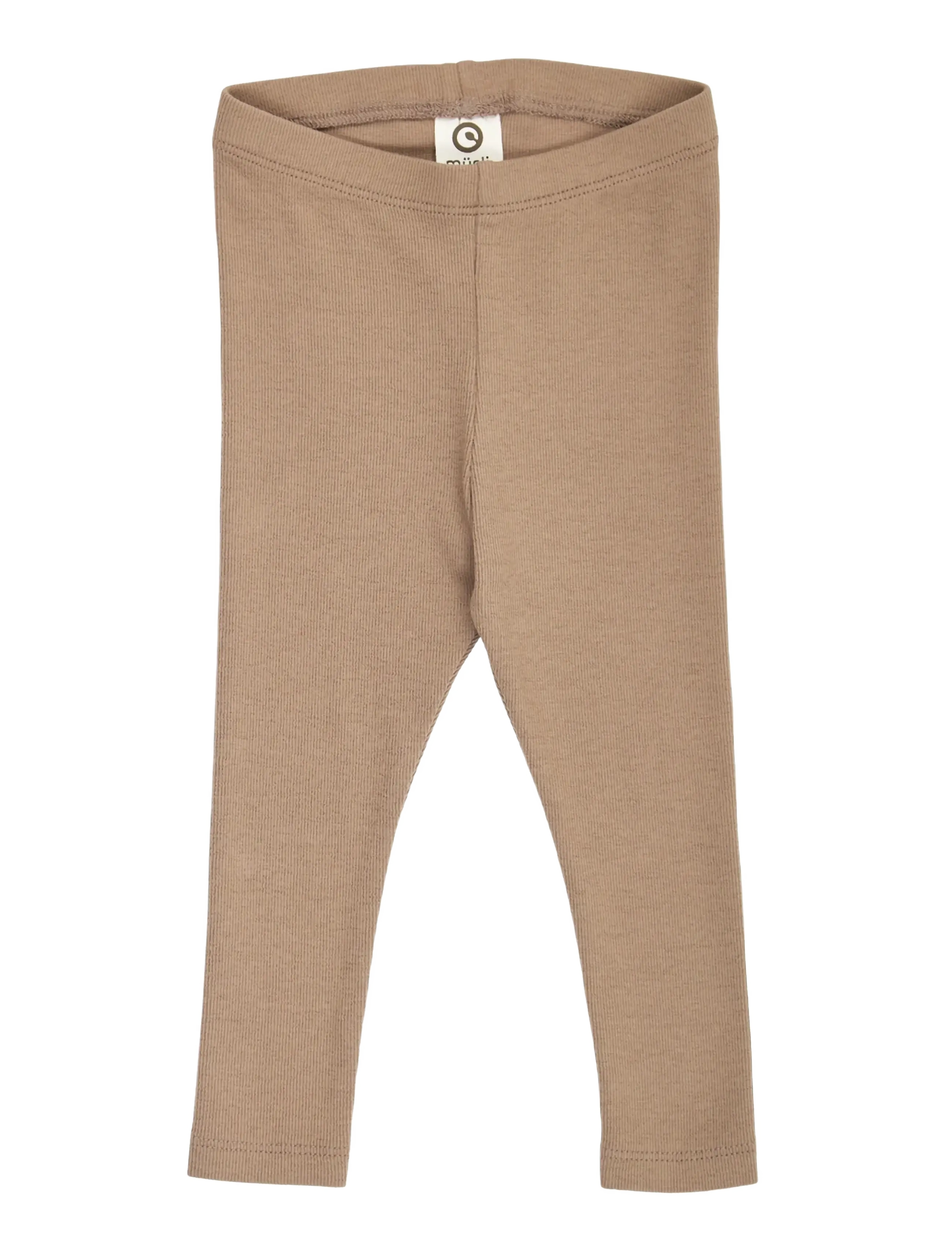 Müsli - Cozy me rib leggings baby - walnut - 1