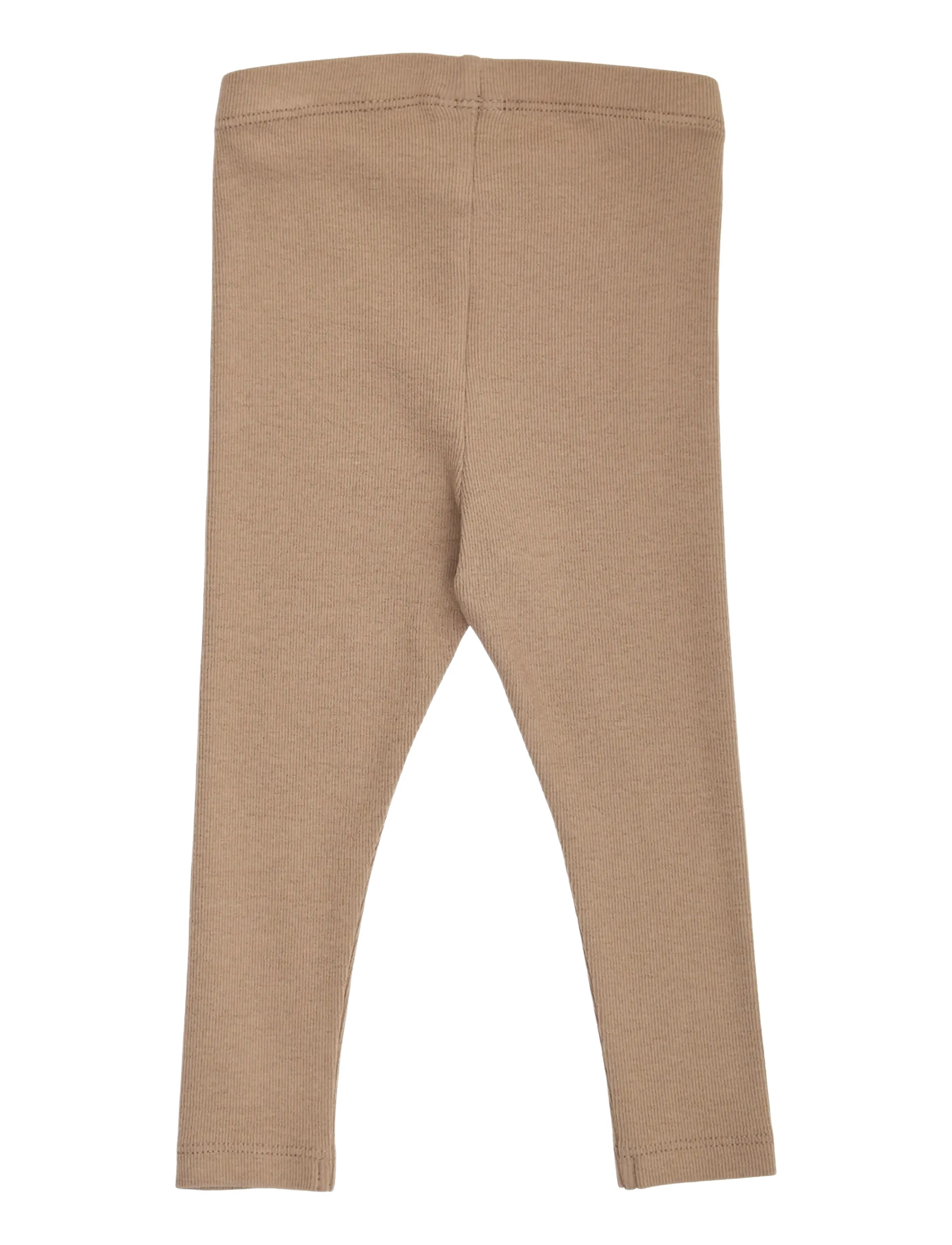 Müsli - Cozy me rib leggings baby - walnut - 2