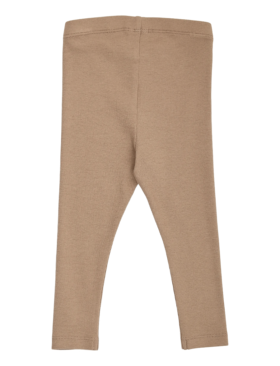 Müsli - Cozy me rib leggings baby - walnut - 2