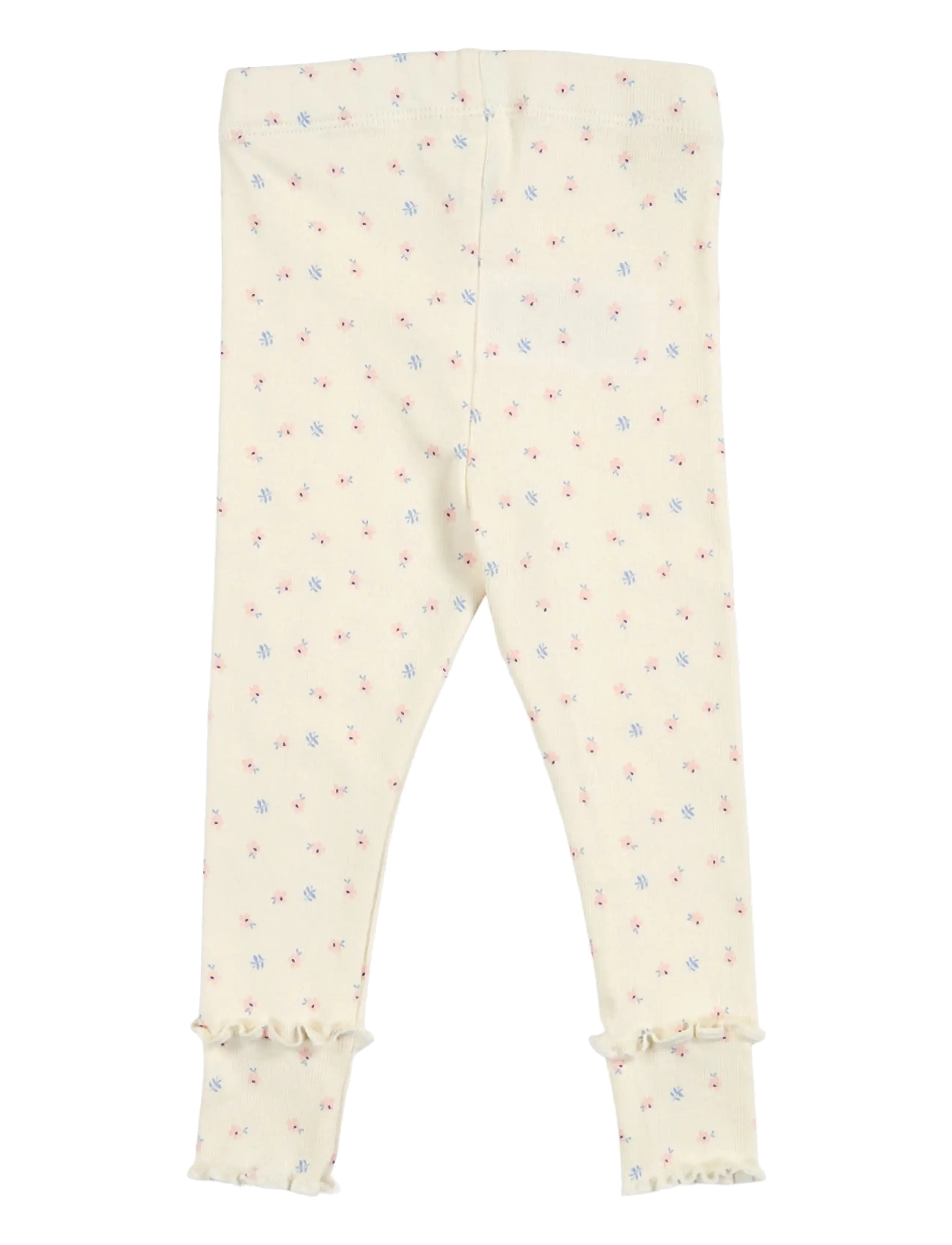 Müsli by Green Cotton - Spring deco leggings baby - leggings - tofu/ nectar/ shell blue - 1
