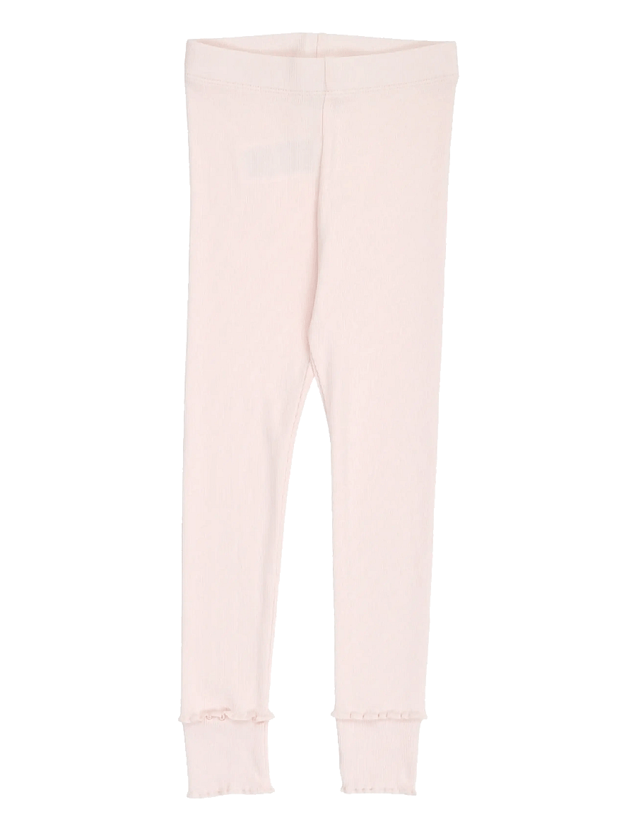 Müsli by Green Cotton - Cozy me rib deco leggings - leggings - primrose - 0