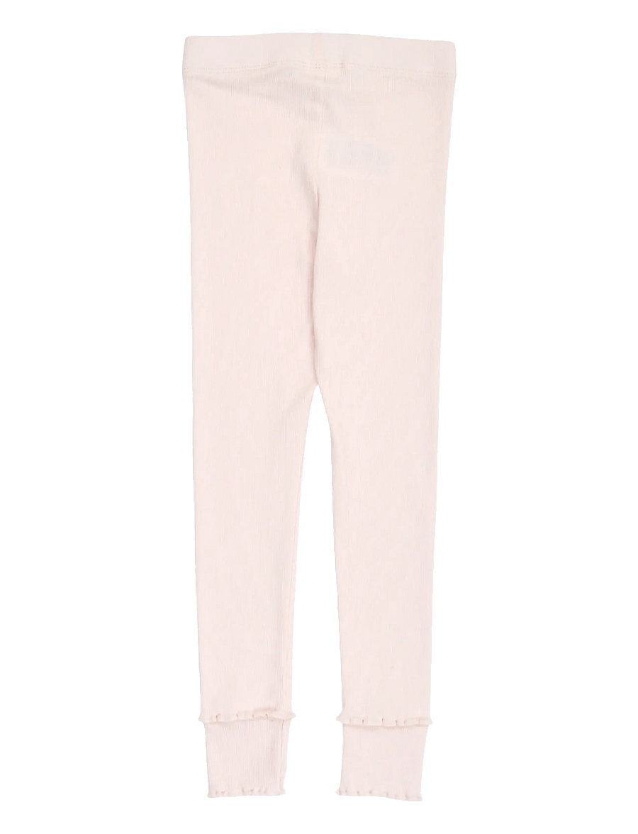 Müsli by Green Cotton - Cozy me rib deco leggings - leggings - primrose - 1