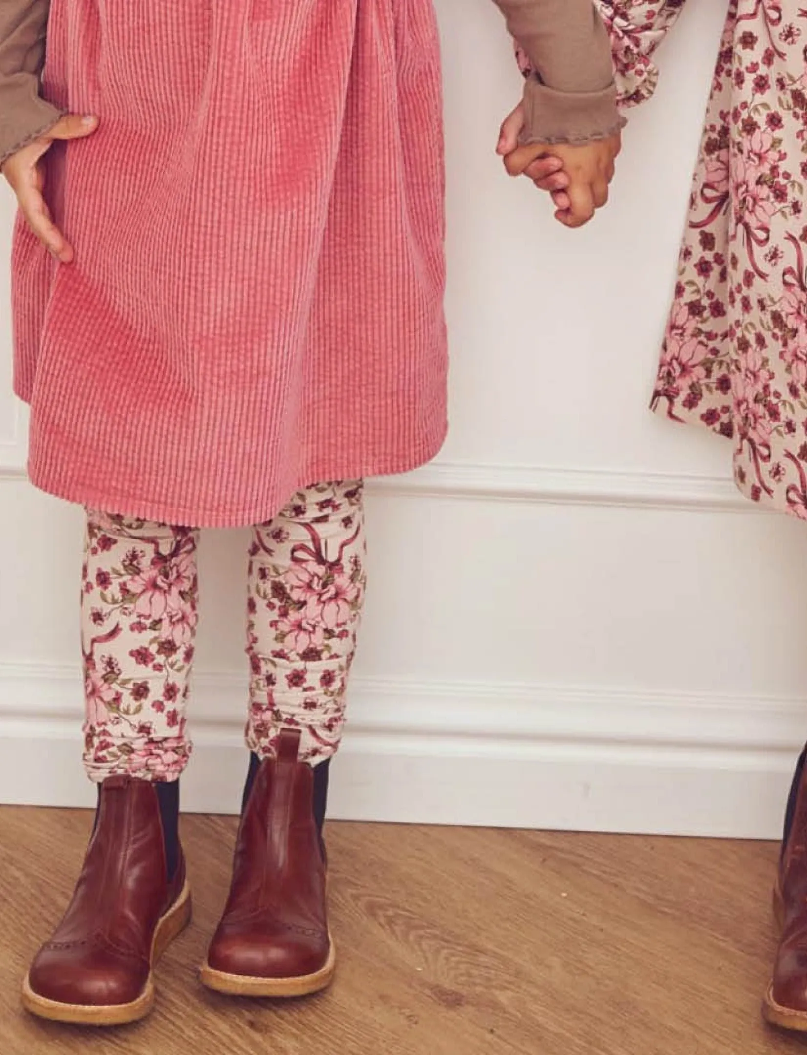 Müsli Bouquet leggings - Underdele - OAK/ BLUSH/ BAROQUE ROSE / pink/rose