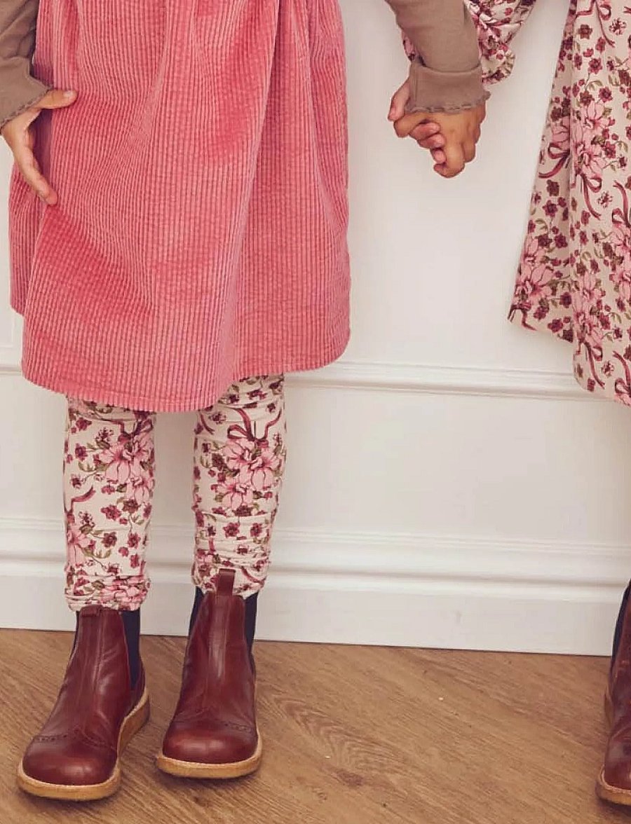 Müsli - Bouquet leggings - oak/ blush/ baroque rose - 0