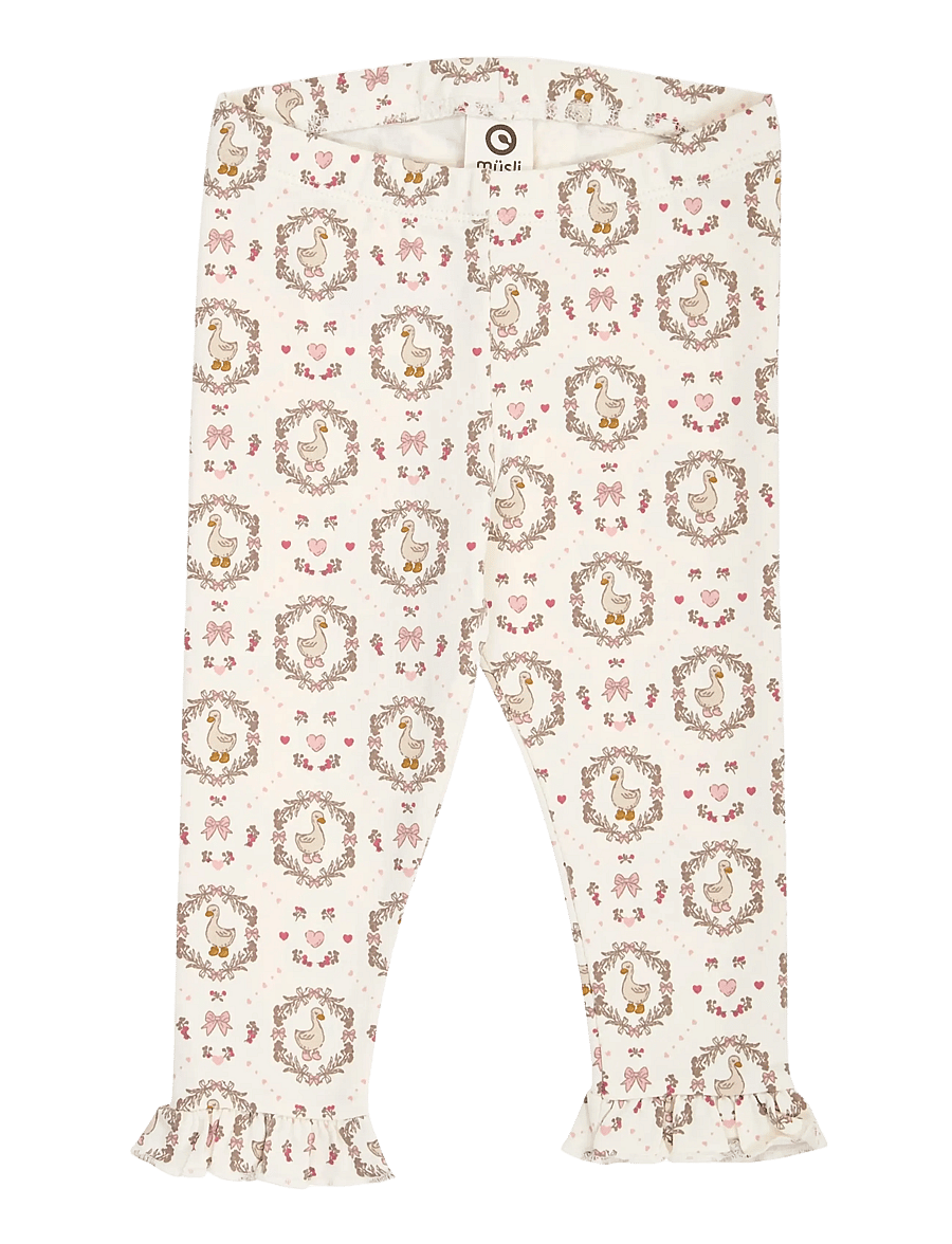 Müsli - Heritage duck frill leggings baby - balsam cream/ blush/ baroque rose - 1