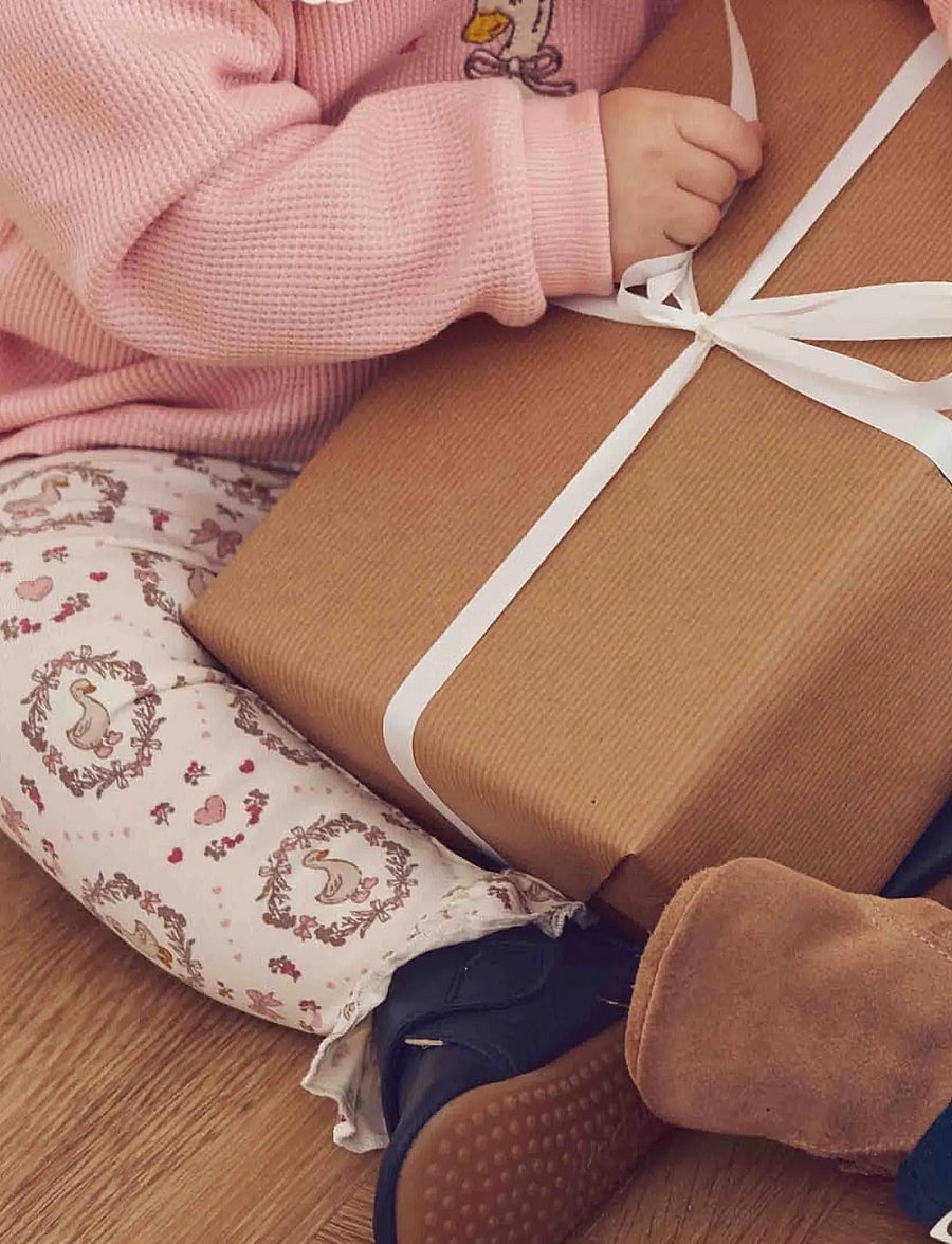 Müsli - Heritage duck frill leggings baby - balsam cream/ blush/ baroque rose - 0