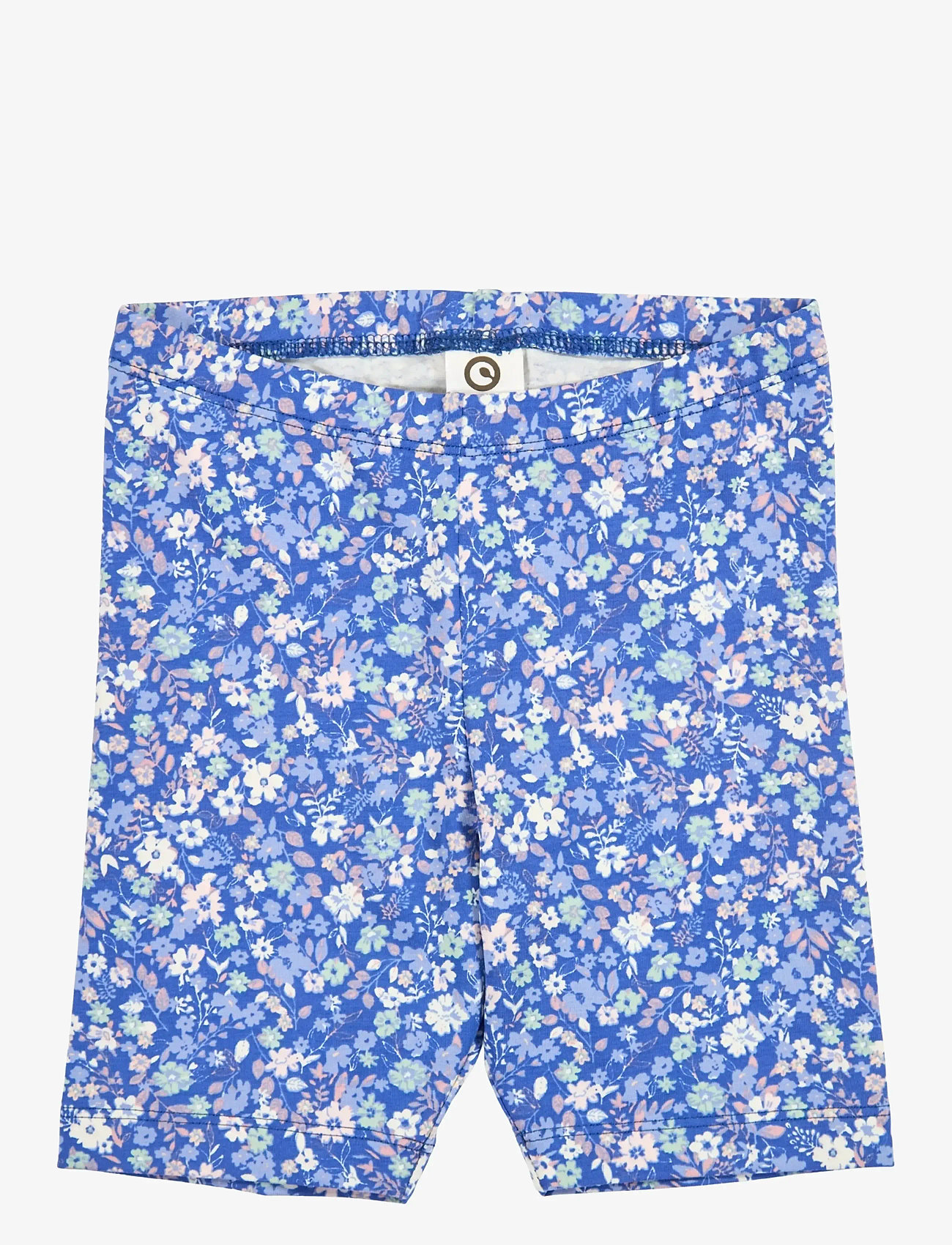 Müsli by Green Cotton - Primrose tights - cycling shorts - azure blue/ nectar/ tofu - 1