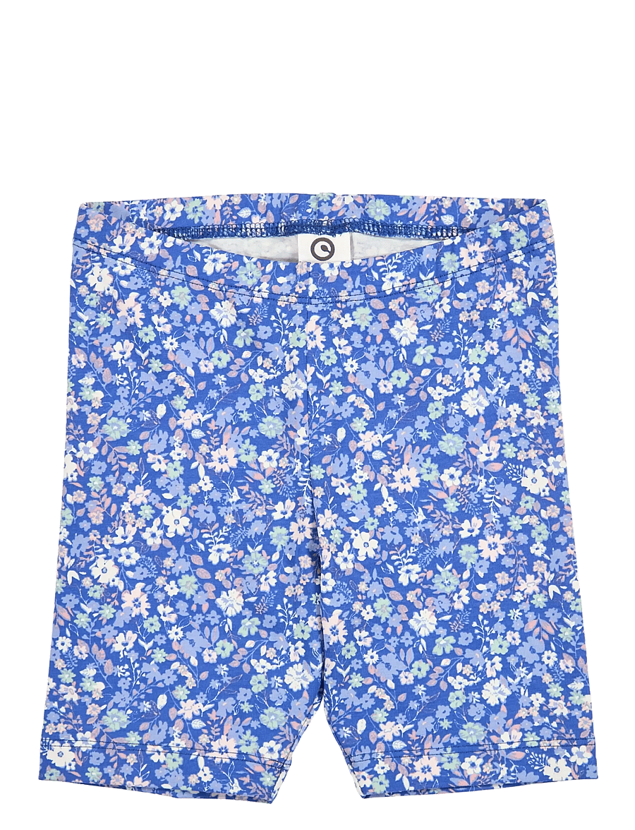 Müsli by Green Cotton - Primrose tights - cykelshorts - azure blue/ nectar/ tofu - 1