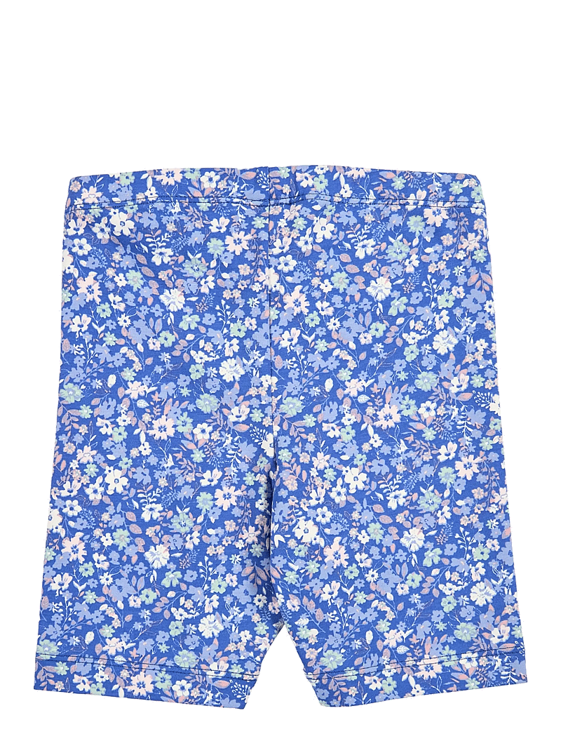Müsli by Green Cotton - Primrose tights - cycling shorts - azure blue/ nectar/ tofu - 2
