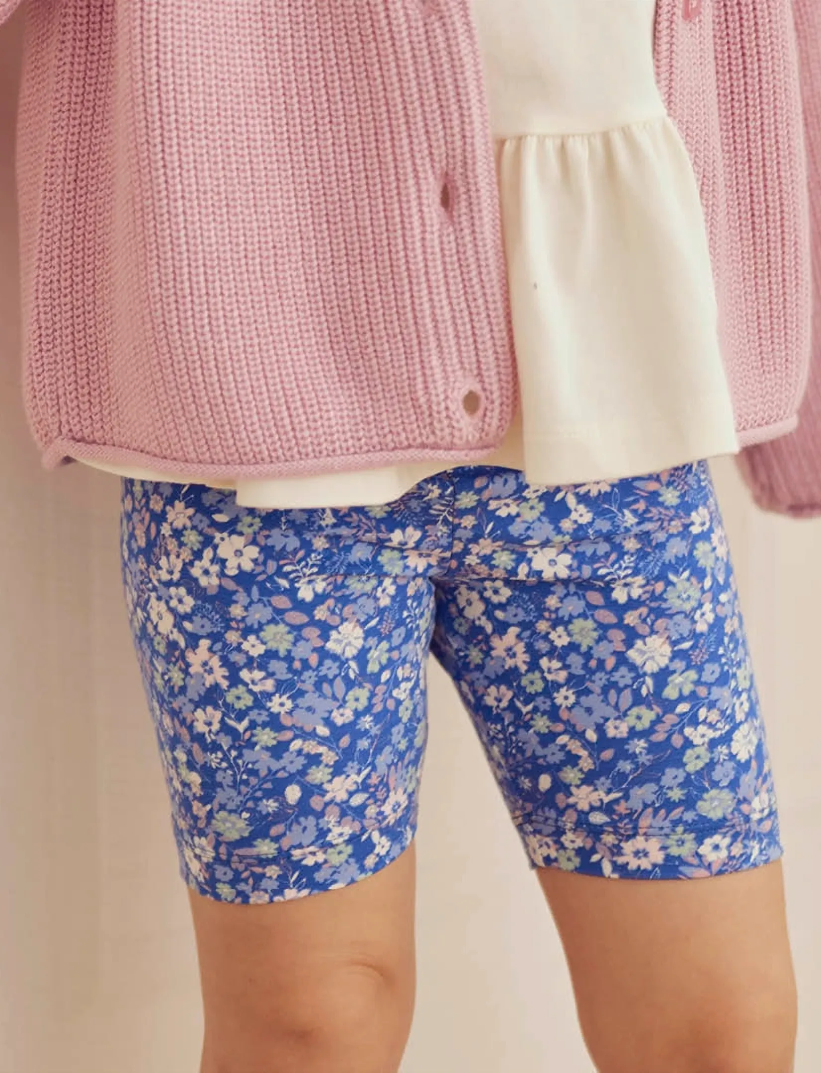 Müsli by Green Cotton Primrose tights - Underdele - AZURE BLUE/ NECTAR/ TOFU / blue