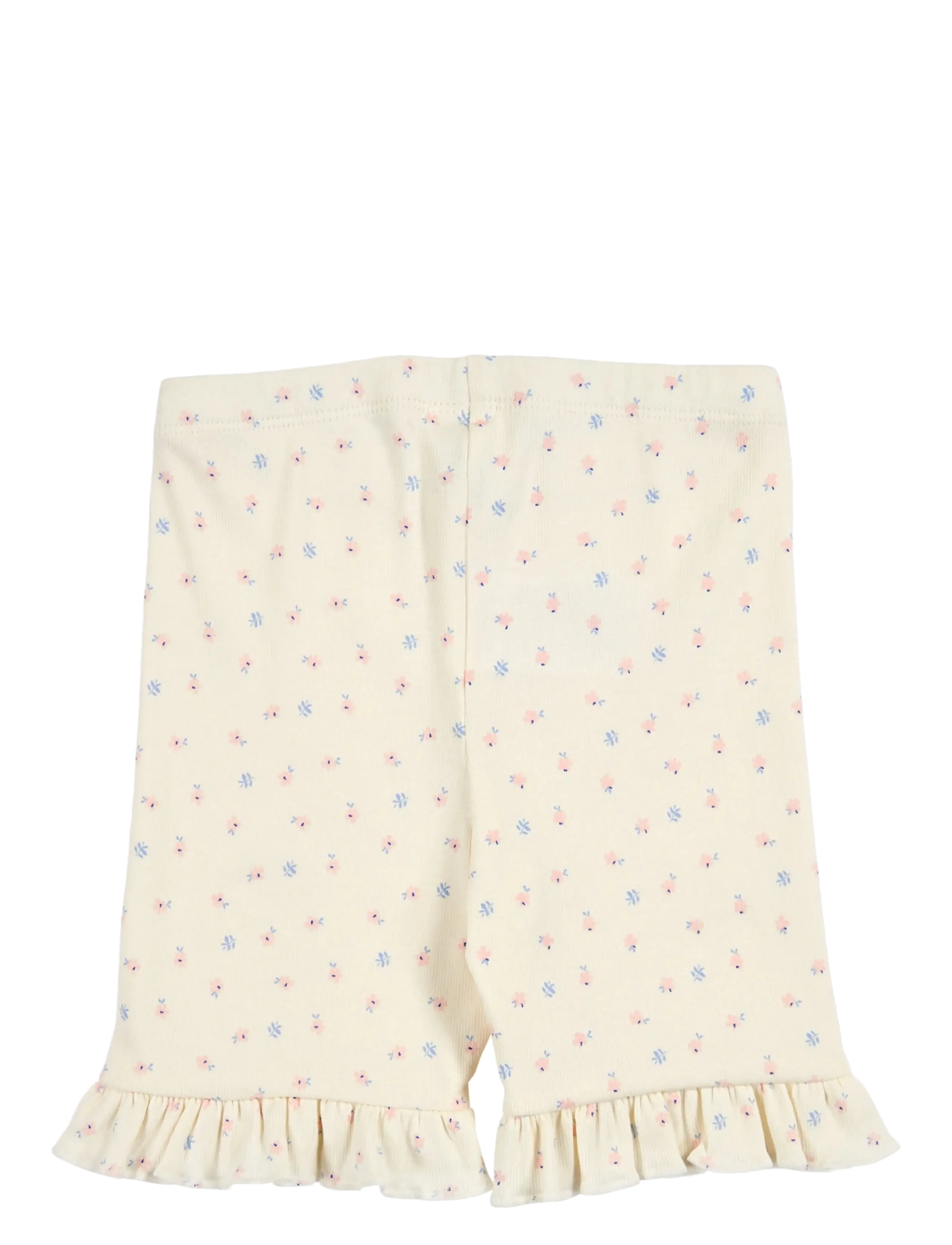 Müsli by Green Cotton - Spring frill tights - cykelshorts - tofu/ nectar/ shell blue - 2