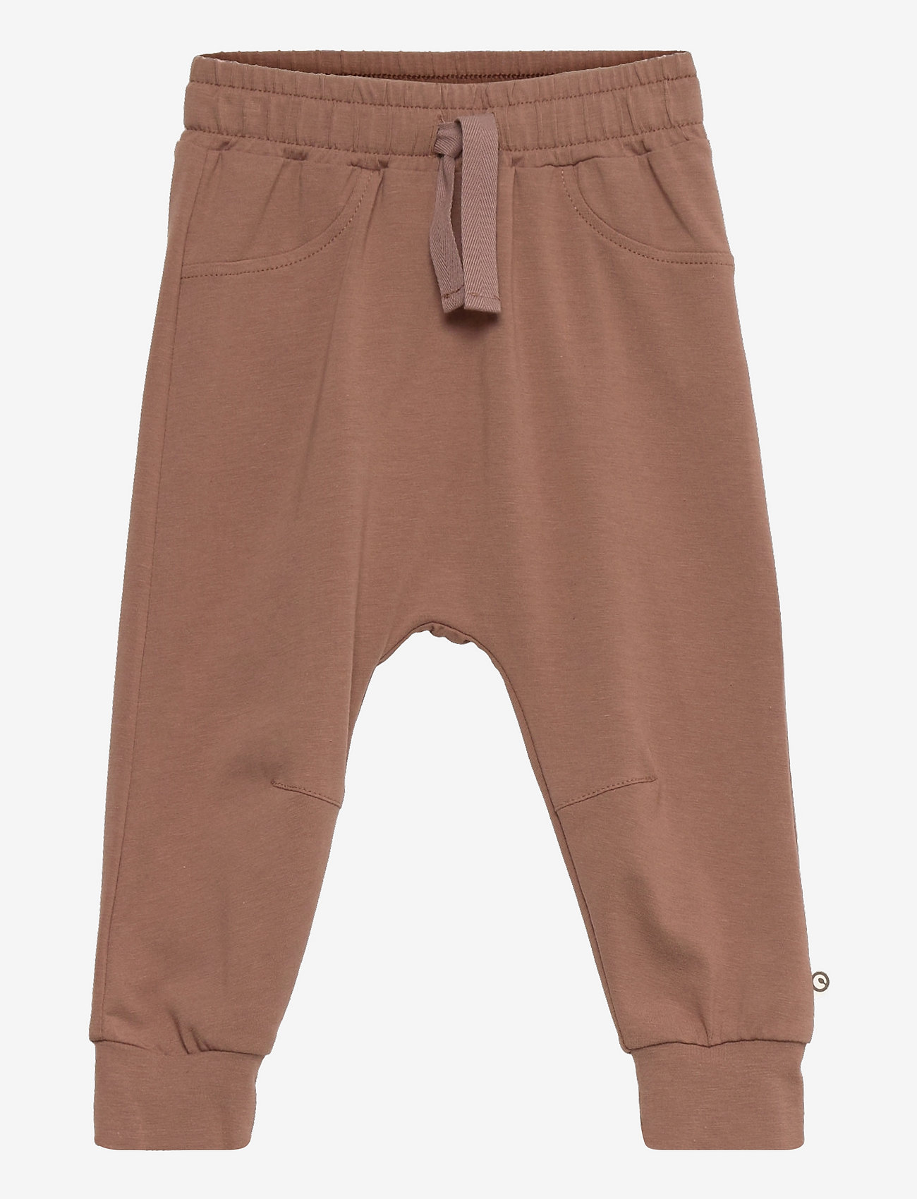 Müsli by Green Cotton - Cozy me dart pants baby - brown sugar - 0