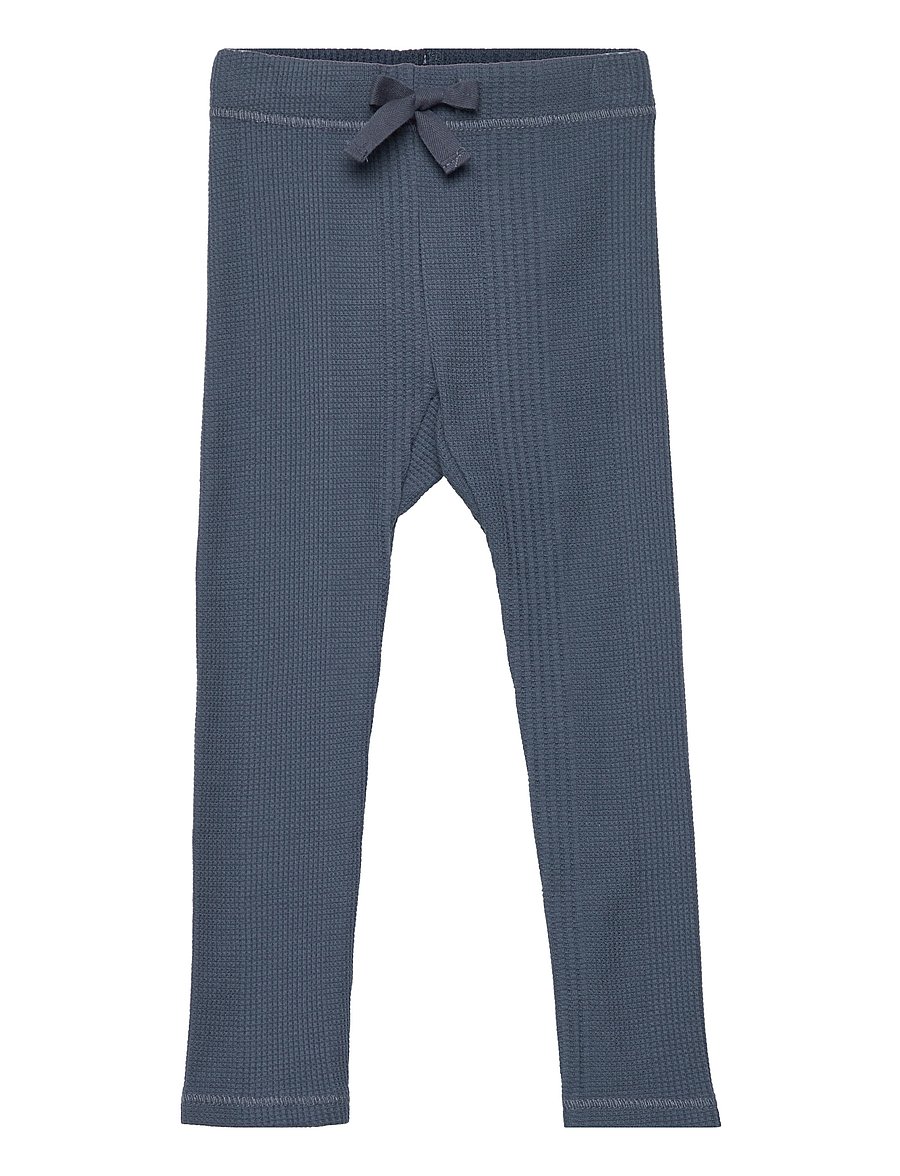 Müsli by Green Cotton - Waffle rib pants baby - midnight - 0