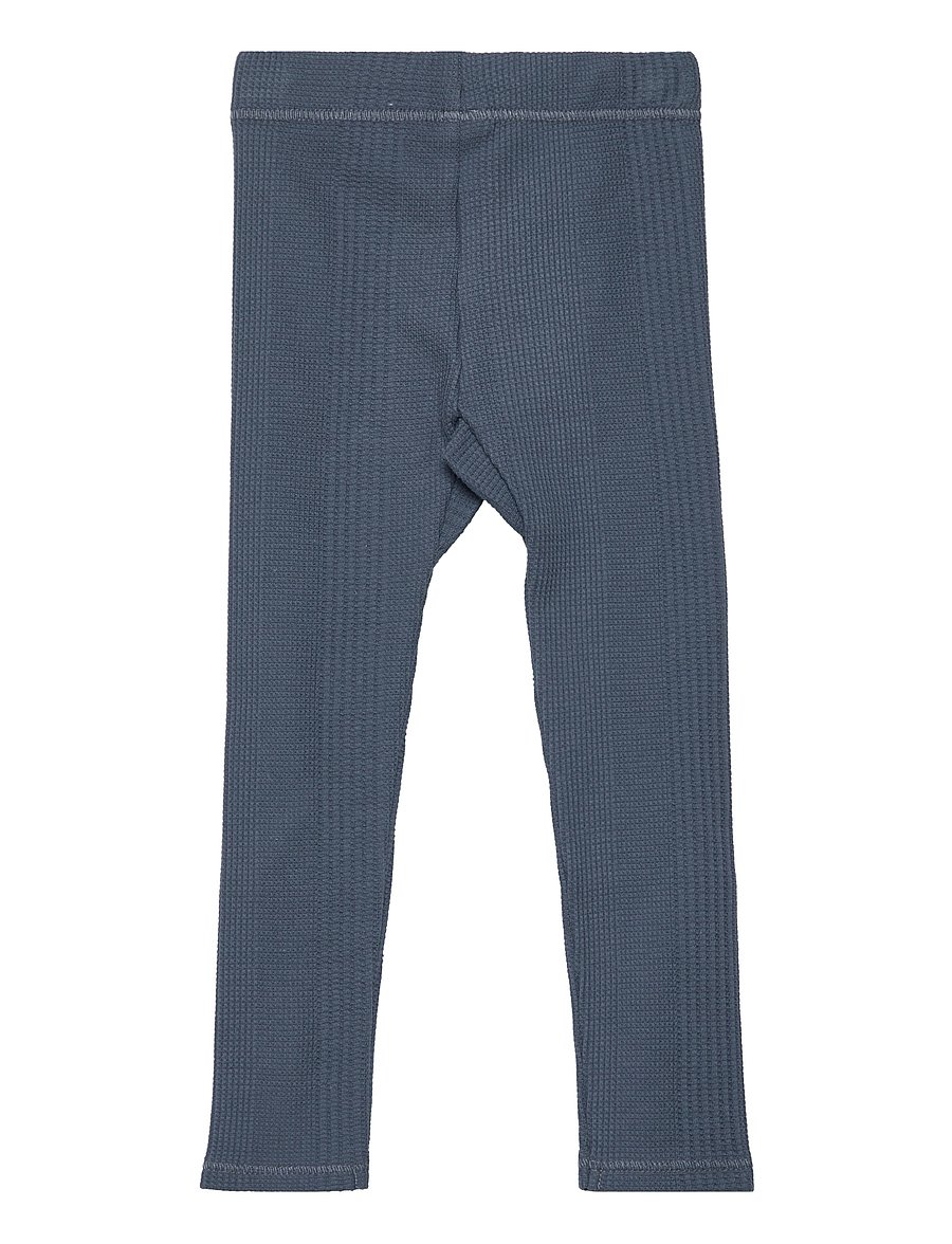 Müsli by Green Cotton - Waffle rib pants baby - midnight - 1