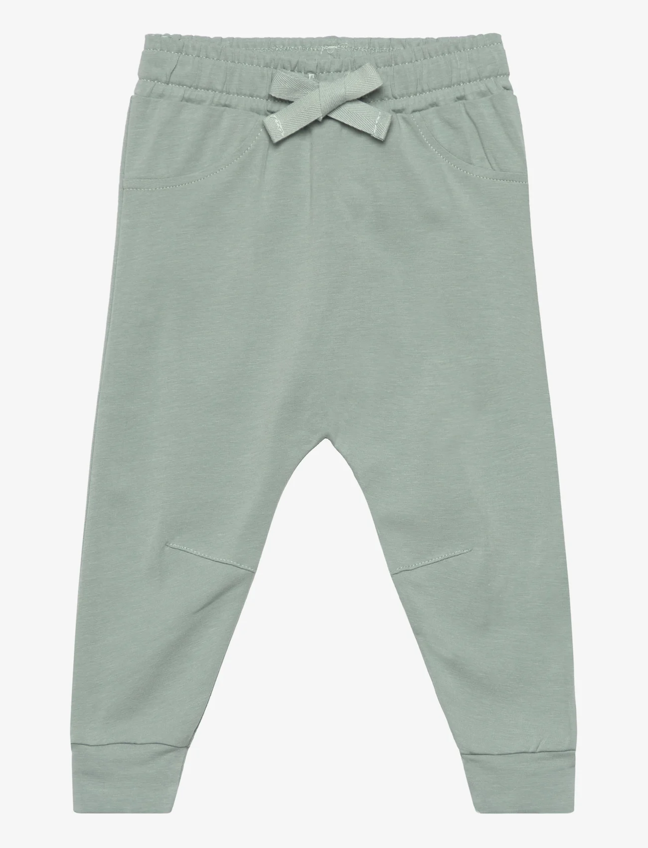 Müsli by Green Cotton - Cozy me dart pants baby - lowest prices - spa green - 0