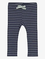 Stripe rib pants baby - NIGHT BLUE/ SPA GREEN