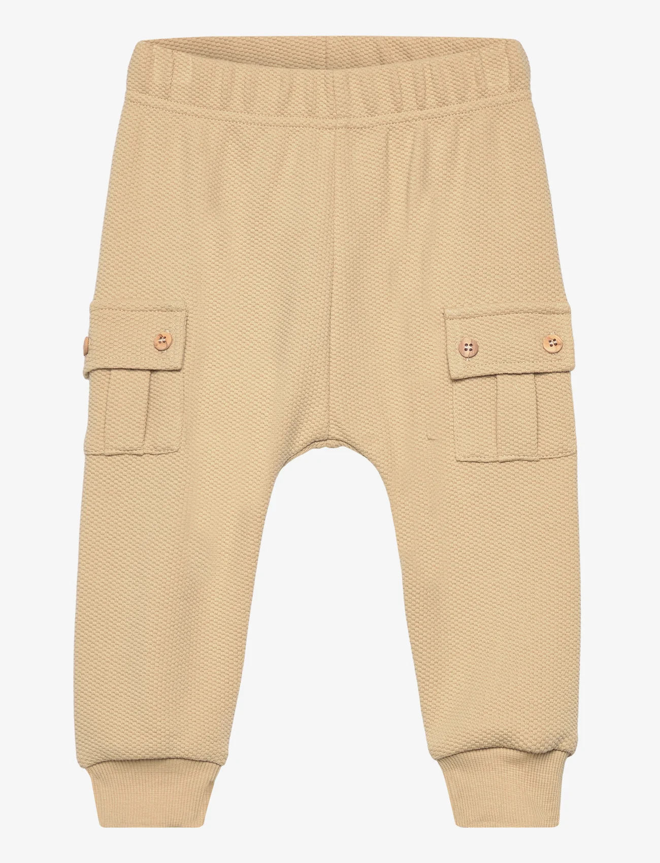 Müsli by Green Cotton - Interlock cargo pants baby - najniższe ceny - rye - 0
